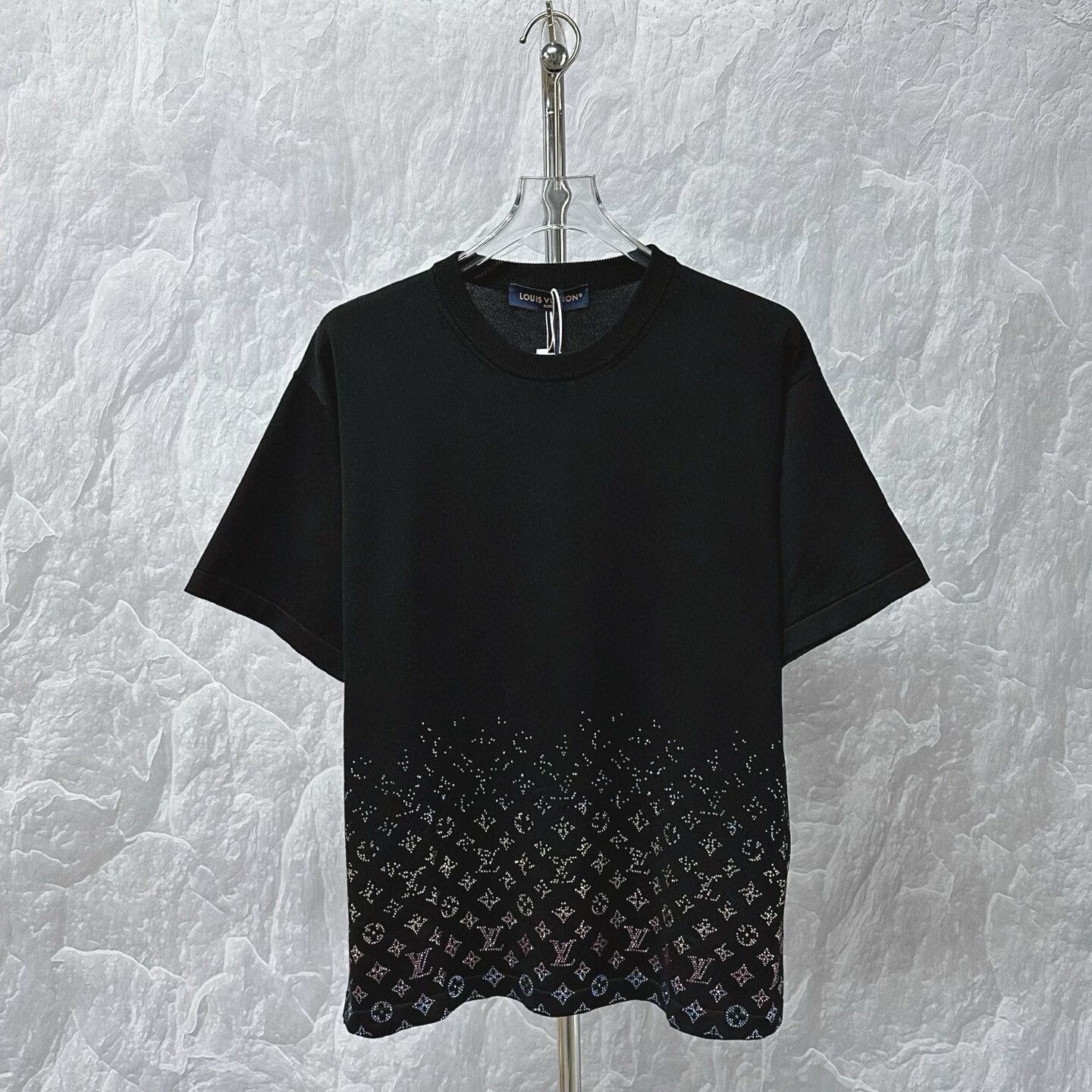 louis vuitton gradient knit short sleeve shirt