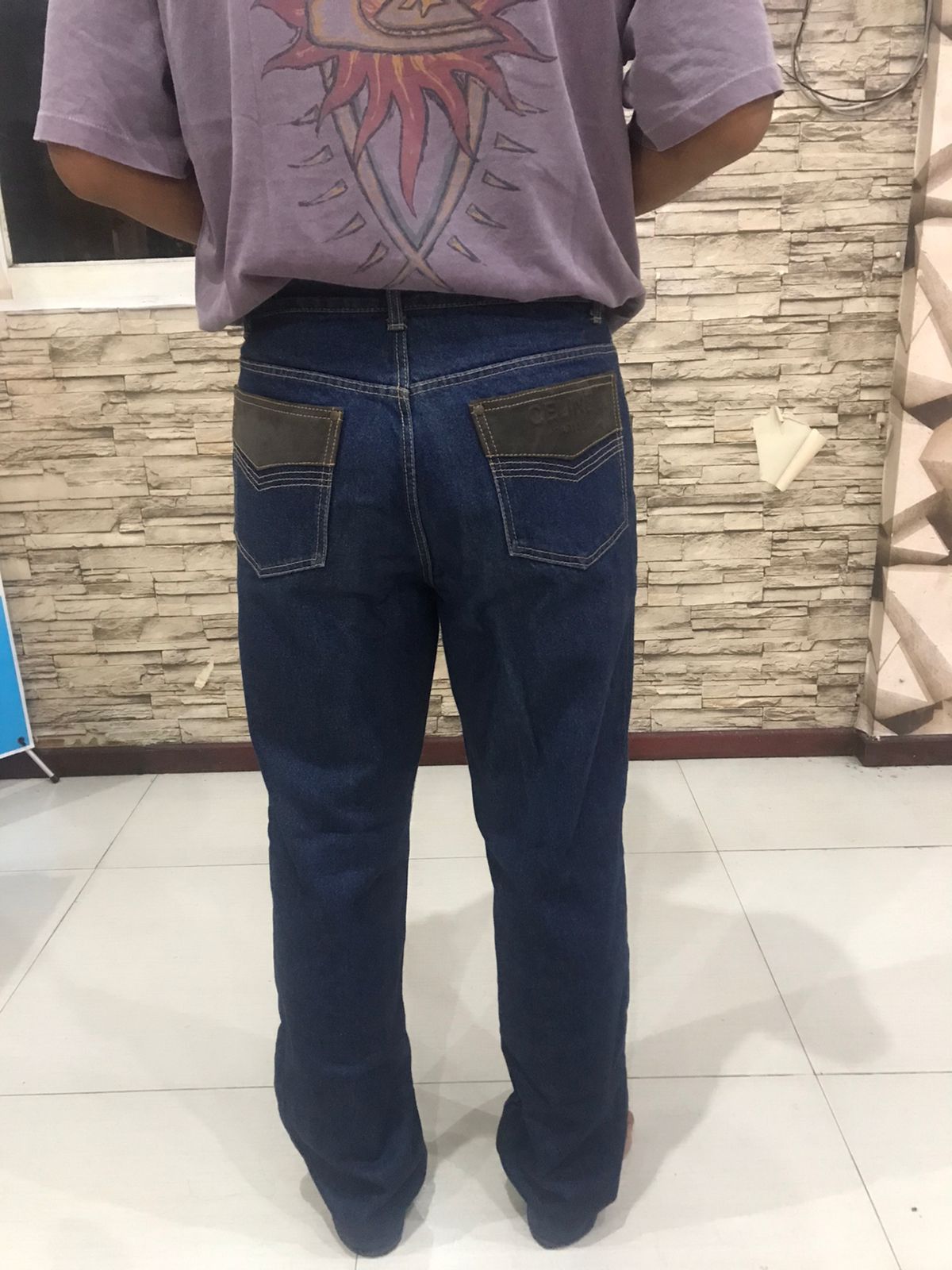 Celine Celine Denim Blue Size US 34 / EU 50 - 15 Thumbnail