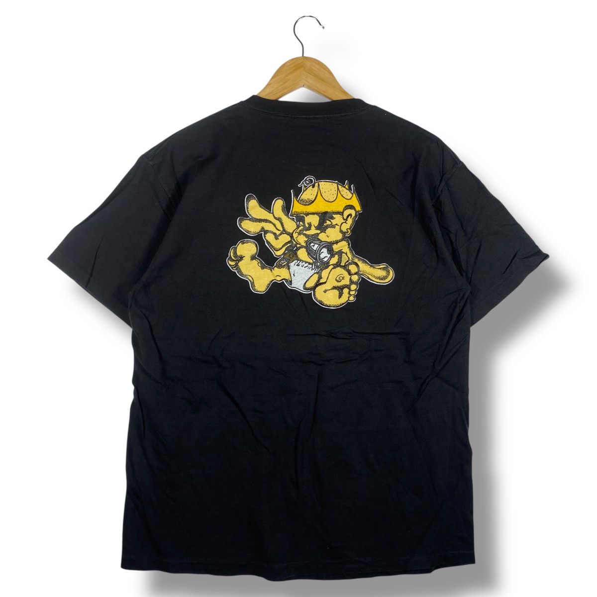 Vintage Vintage 90's HYPE THREADS Hip-Hop Bad Baby Graphic Tee Shirt Size US L / EU 52-54 / 3 - 1 Thumbnail