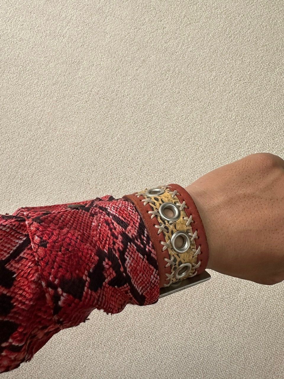 Japanese Brand × Tornado Mart 2000s Tornado Mart Snake Skin Bracelet Size ONE SIZE - 9 Thumbnail
