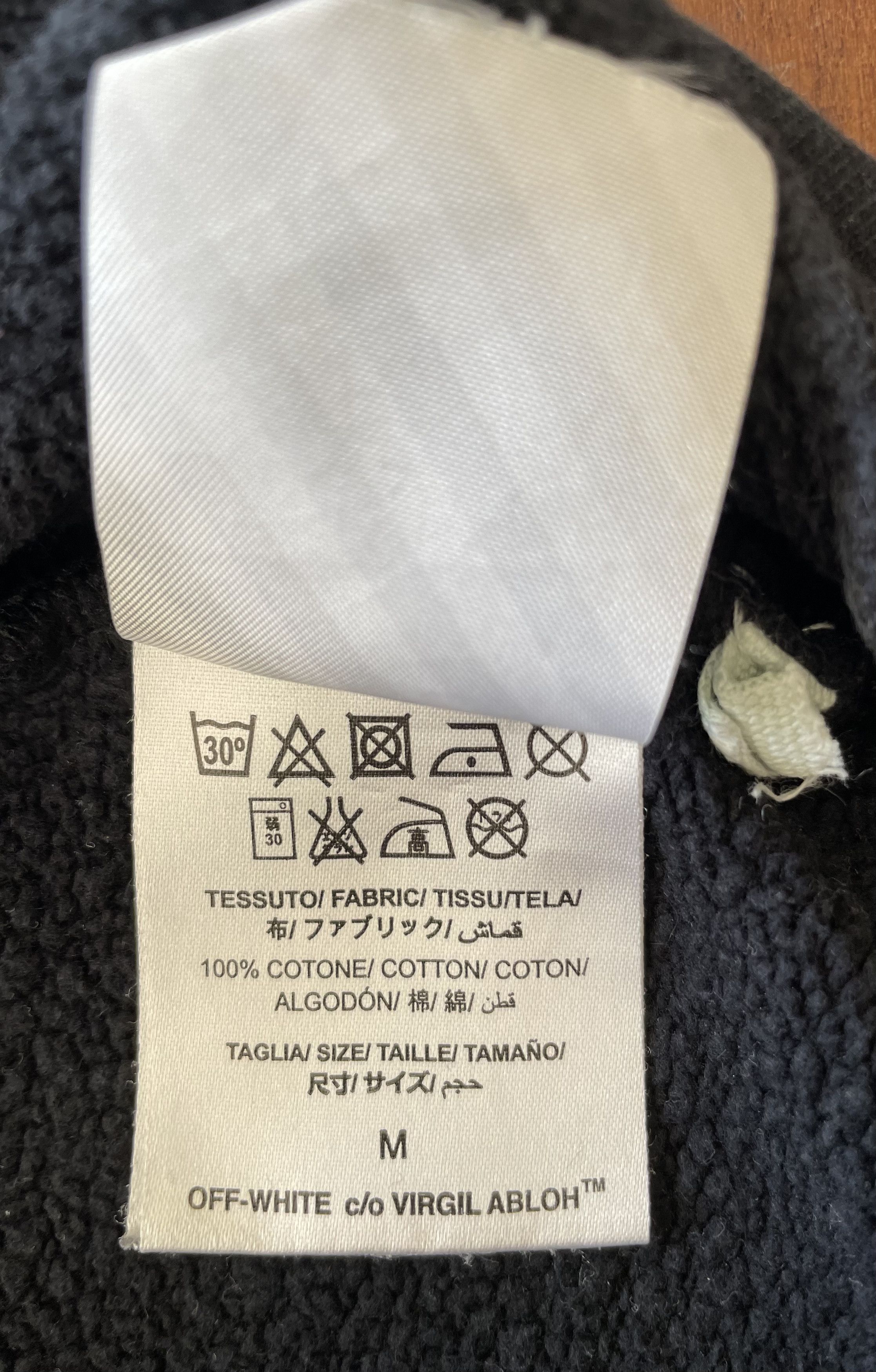 Off-White Off-White Diagonals Silver Chirico Crew Sweat Size US M / EU 48-50 / 2 - 5 Thumbnail