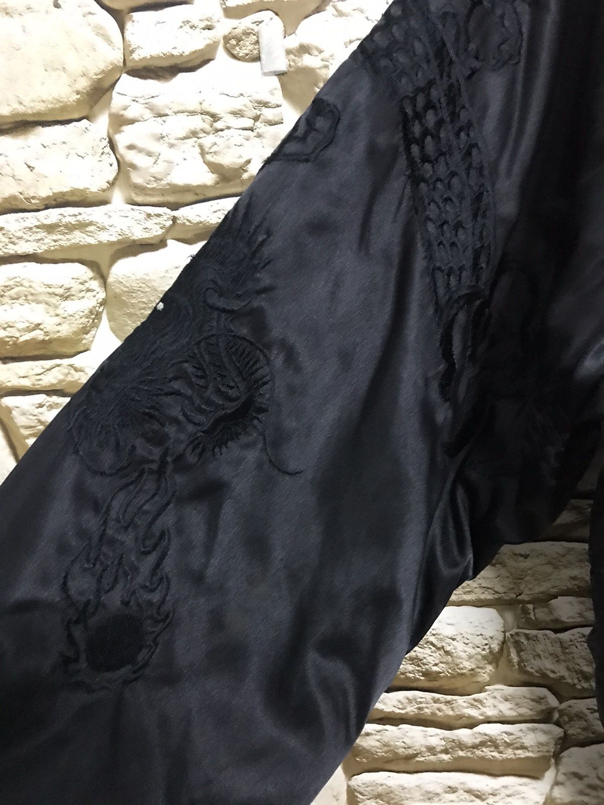 Japanese Brand × Vintage Vintage Souvenir Sukajan Black Dragon Size US L / EU 52-54 / 3 - 8 Thumbnail