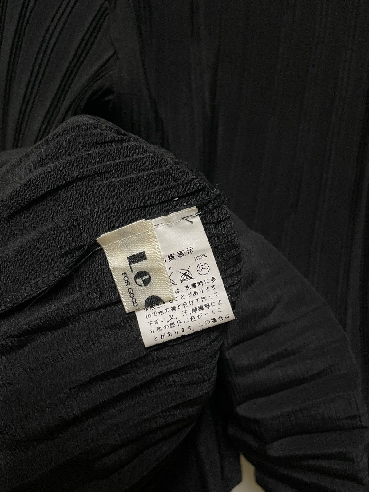 Japanese Brand Le Chic Pleated Cardigan Black M-L Size M / US 6-8 / IT 42-44 - 13 Thumbnail