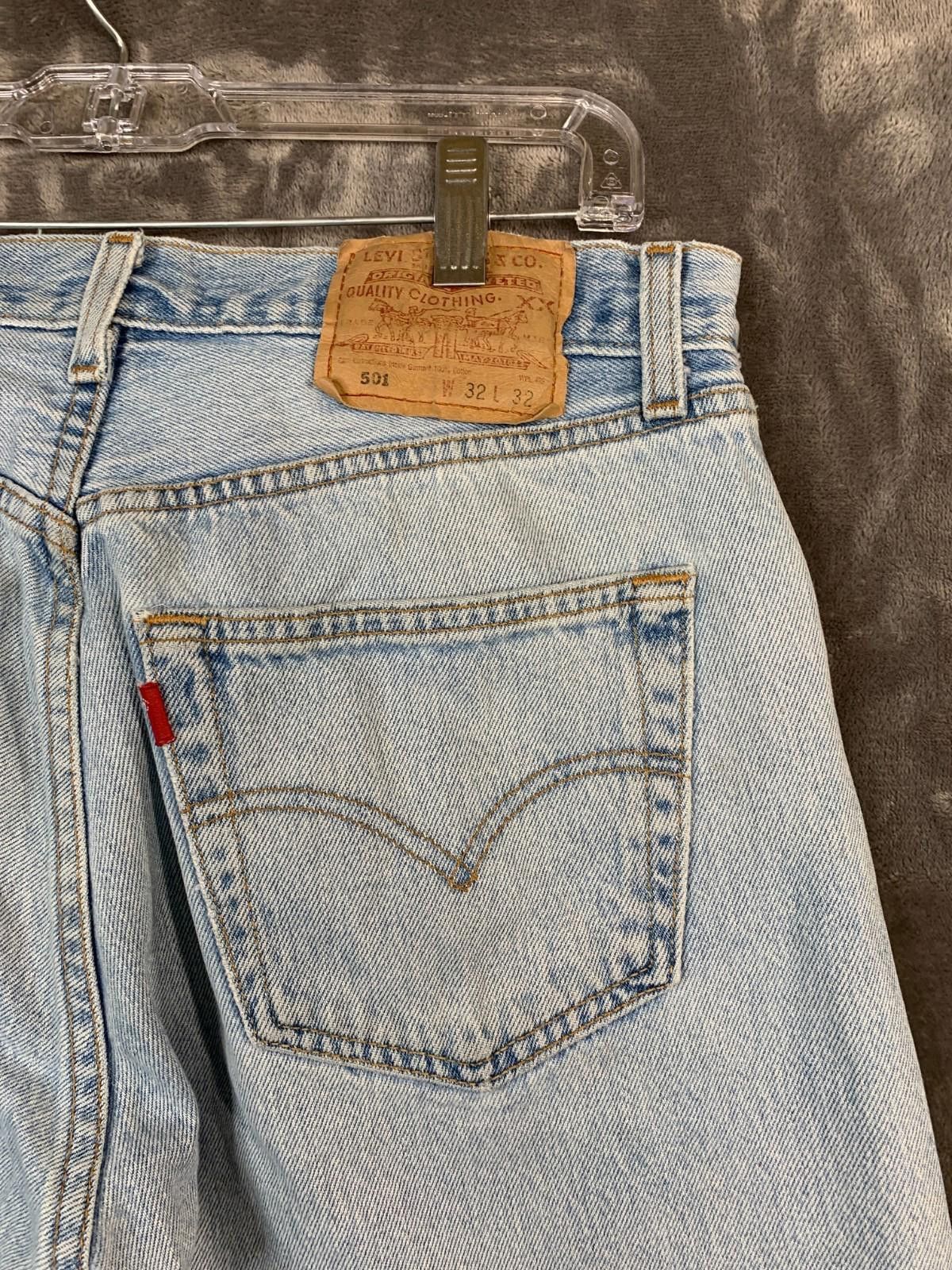 Designer 2000 Mens Strauss & Co Levis Jeans w Blank Red Tab Jeans 227 Size US 32 / EU 48 - 8 Thumbnail