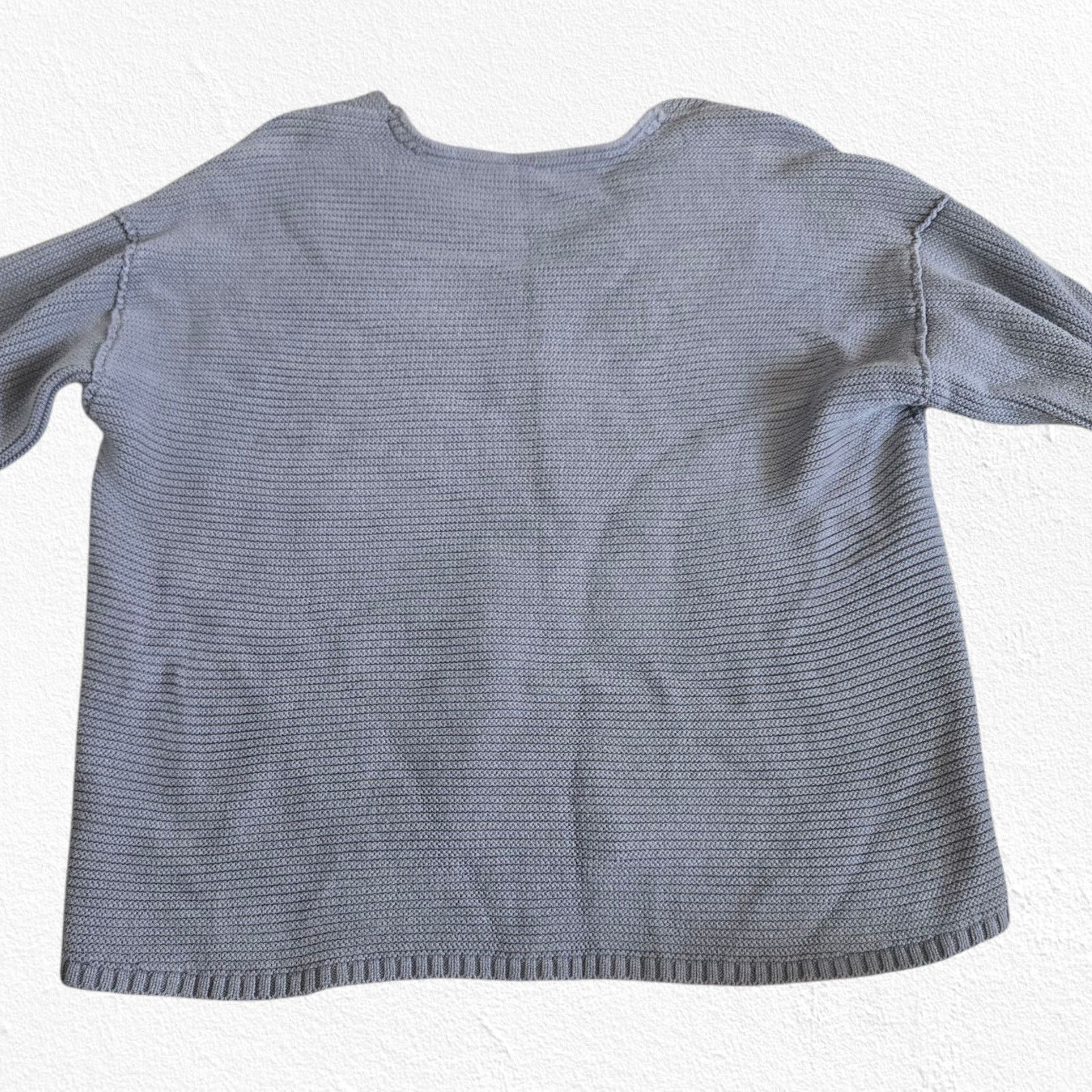 Free People Free People Slate Blue Gray La Brea Sweater Size Small Size S / US 4 / IT 40 - 8 Thumbnail