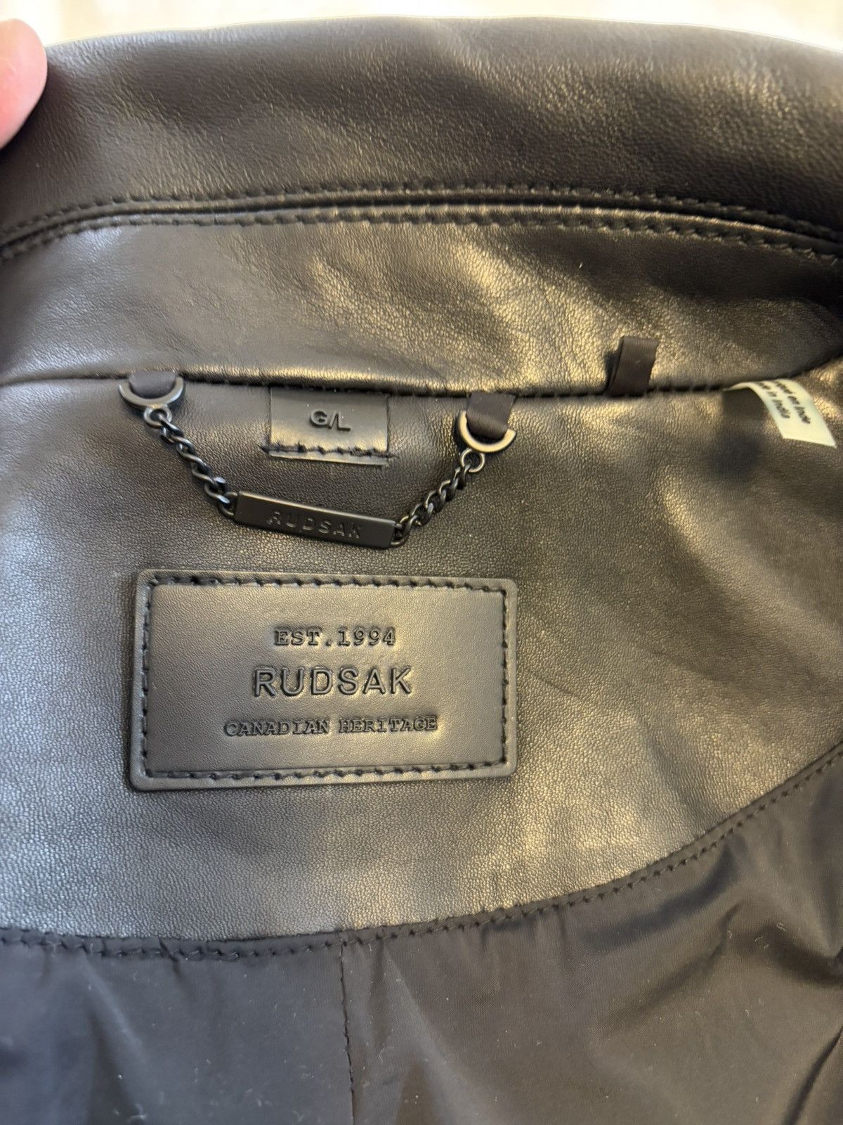Rudsak Rudsak Leather Jacket Size US L / EU 52-54 / 3 - 4 Thumbnail