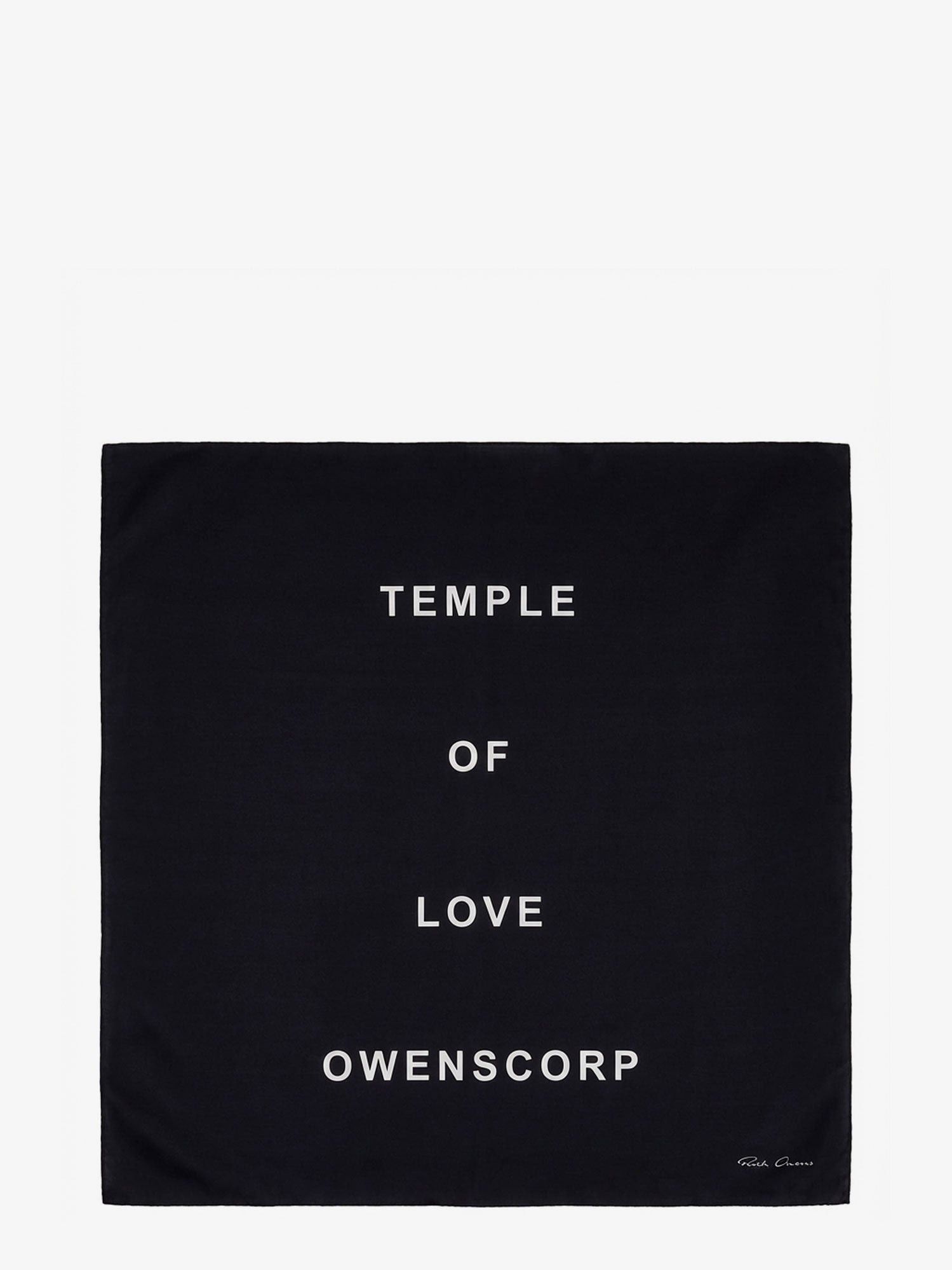 Rick Owens Modal And Silk Blend Scarf Size ONE SIZE - 1 Thumbnail
