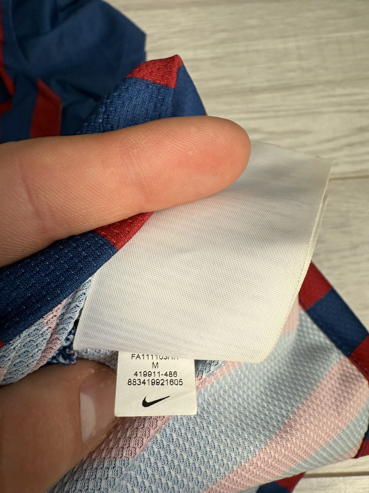 Nike Vintage Barcelona soccer jersey #3 PIQUE 2011 kit shirt Nike Size US M / EU 48-50 / 2 - 6 Thumbnail