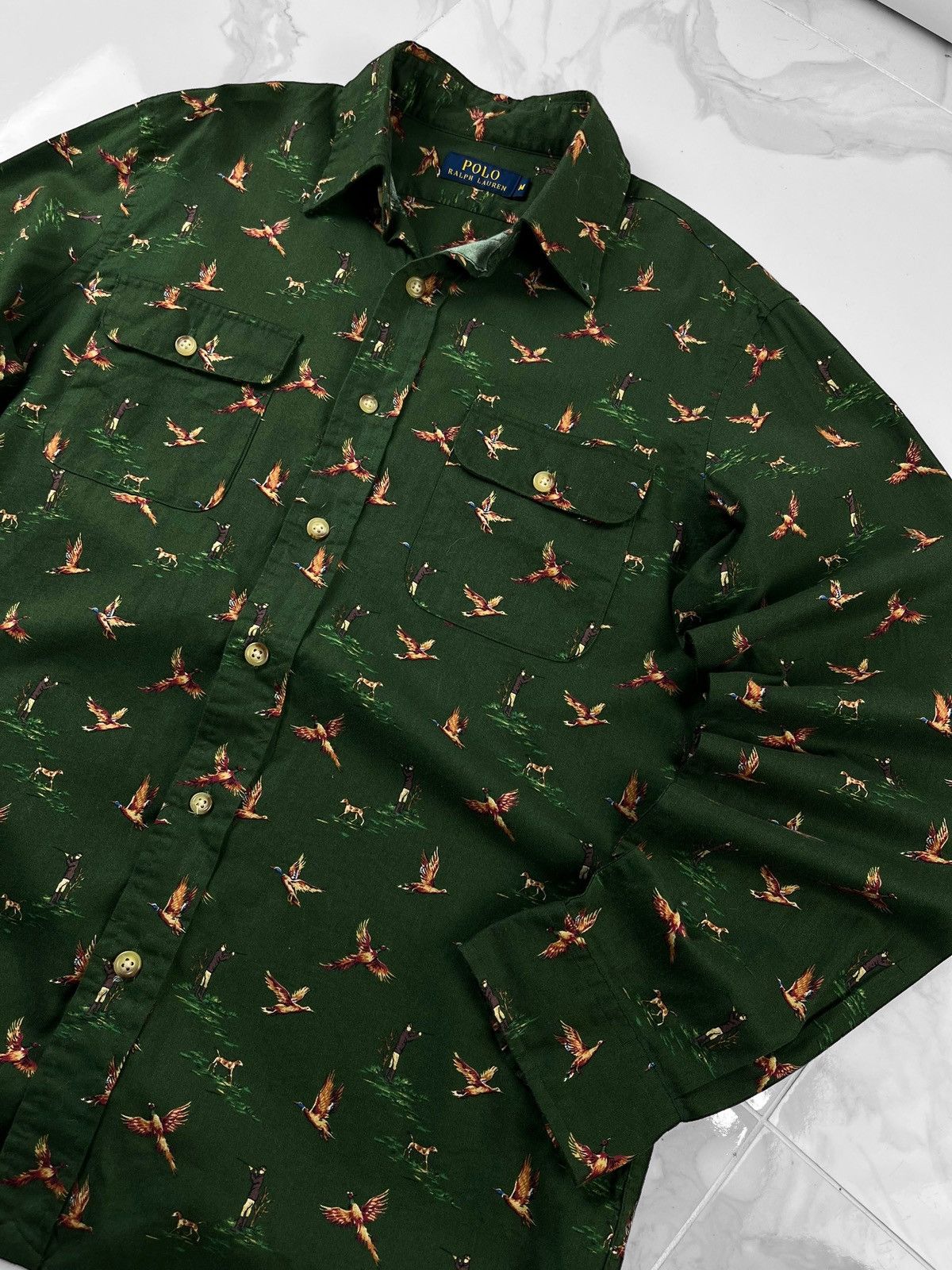 Polo Ralph Lauren Polo ralph lauren monogram bird shirt Size US M / EU 48-50 / 2 - 6 Thumbnail