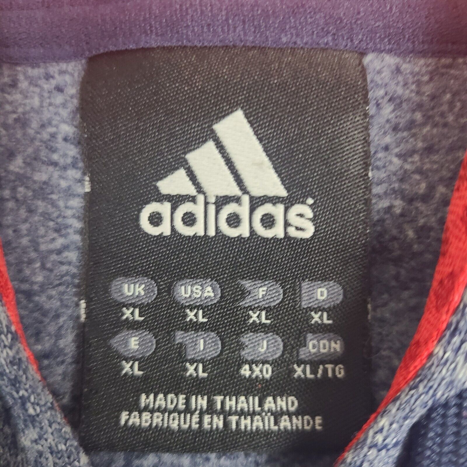 Adidas Atlanta Hawks Adidas NBA Basketball Hooded Sweatshirt XL Blu Size US XL / EU 56 / 4 - 2 Thumbnail