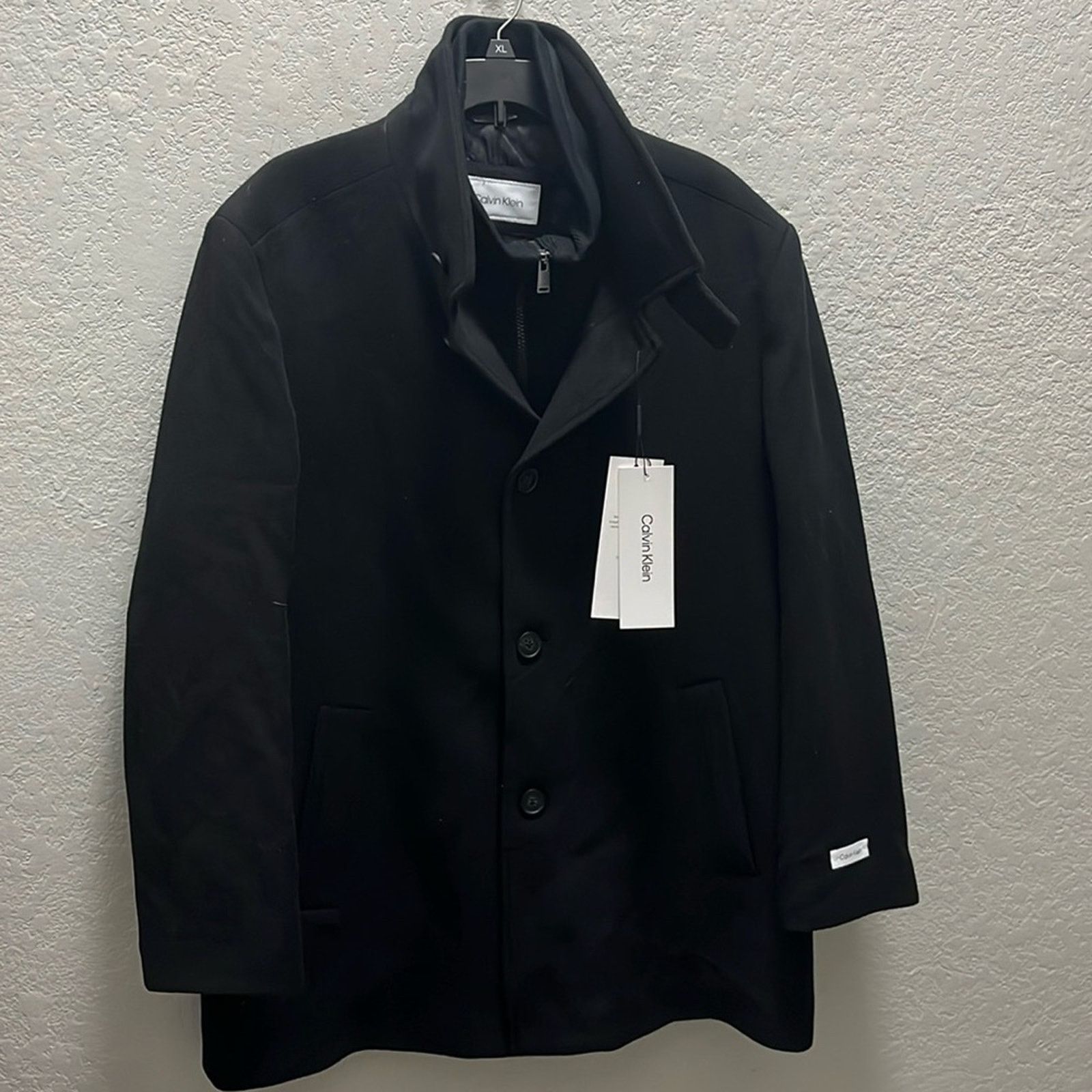 Calvin Klein Calvin Klein Coleman Top Coat Black Size Men 42R Size US L / EU 52-54 / 3 - 1 Thumbnail