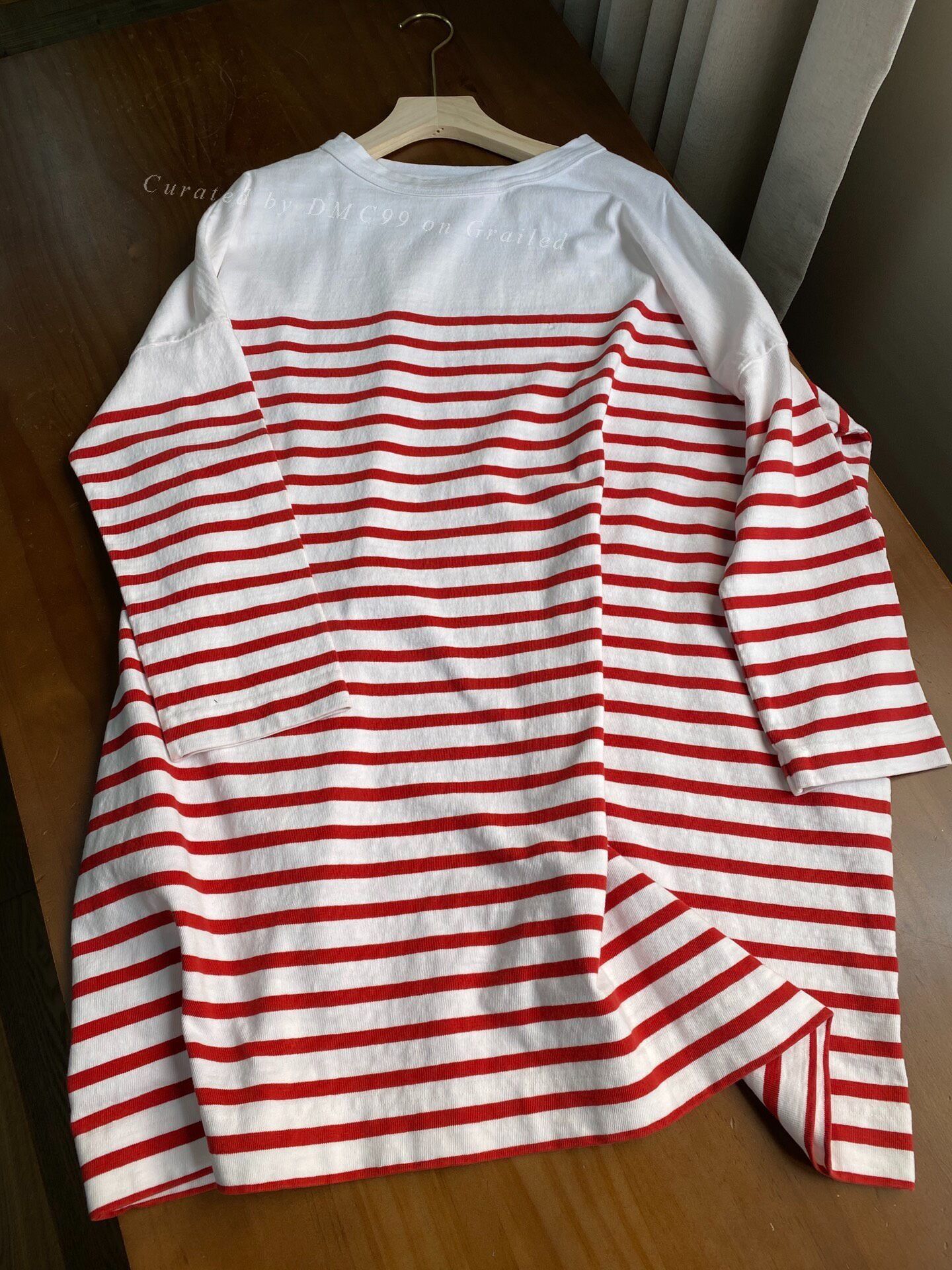 45rpm 45R Red White Stripe Long Sleeve Size US M / EU 48-50 / 2 - 1 Thumbnail