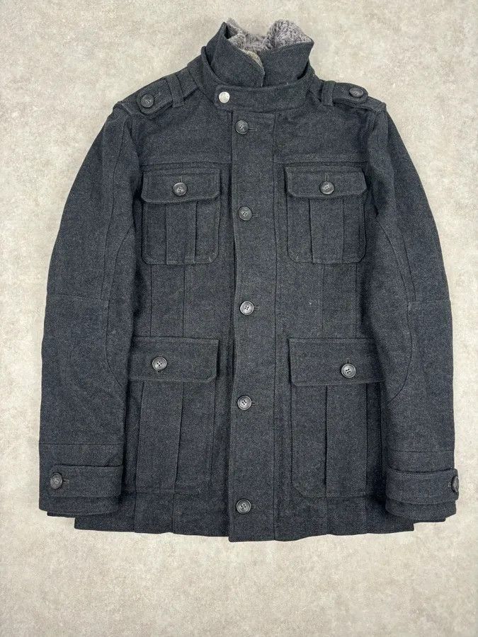 Dolce & Gabbana AW2010 Dolce & Gabbana Charcoal Wool Multi-Pocket Coat Size US M / EU 48-50 / 2 - 4 Thumbnail