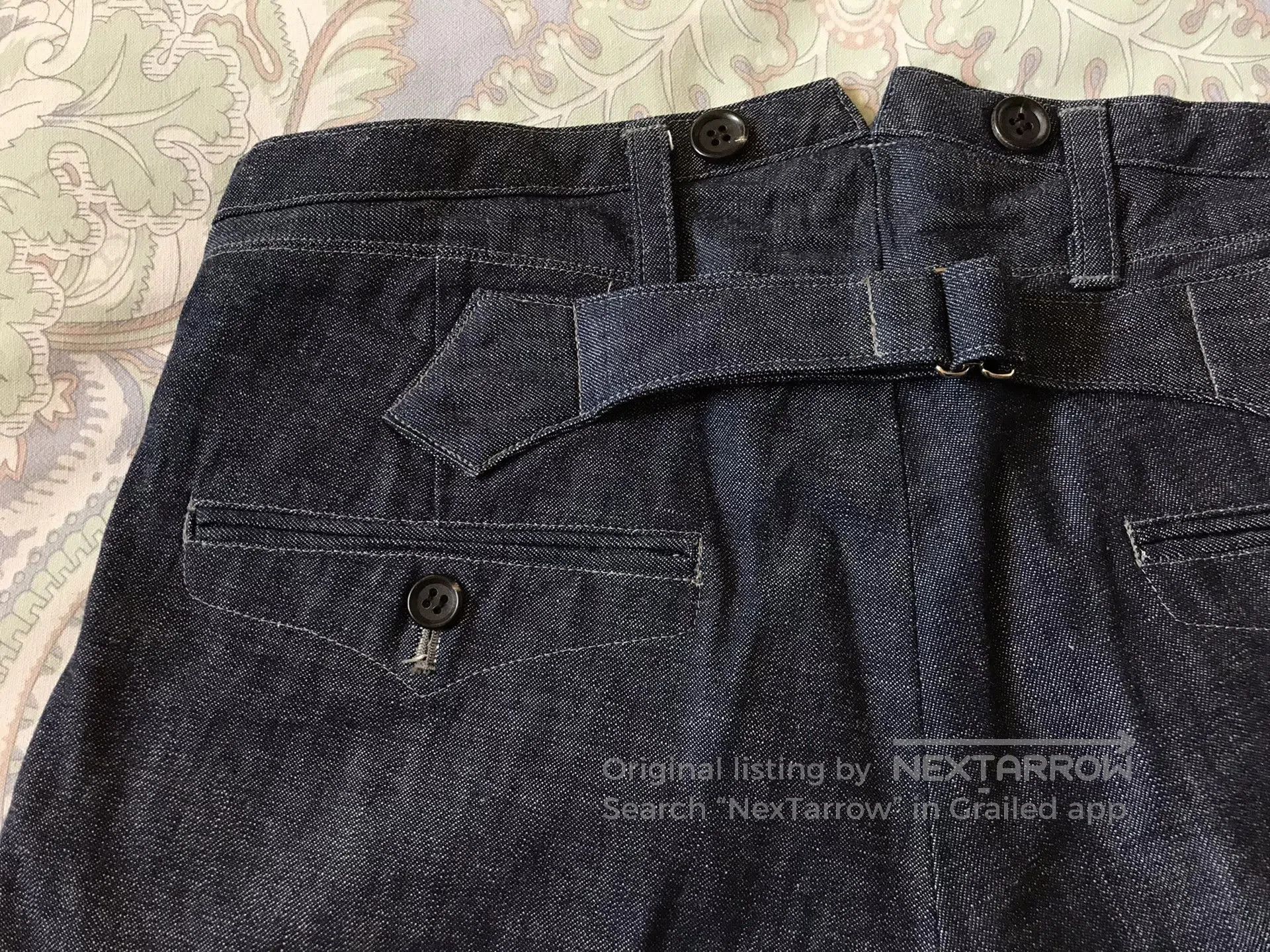 Visvim Adjustable Loose Straight Denim Cargo Pants. Size US 30 / EU 46 - 6 Thumbnail
