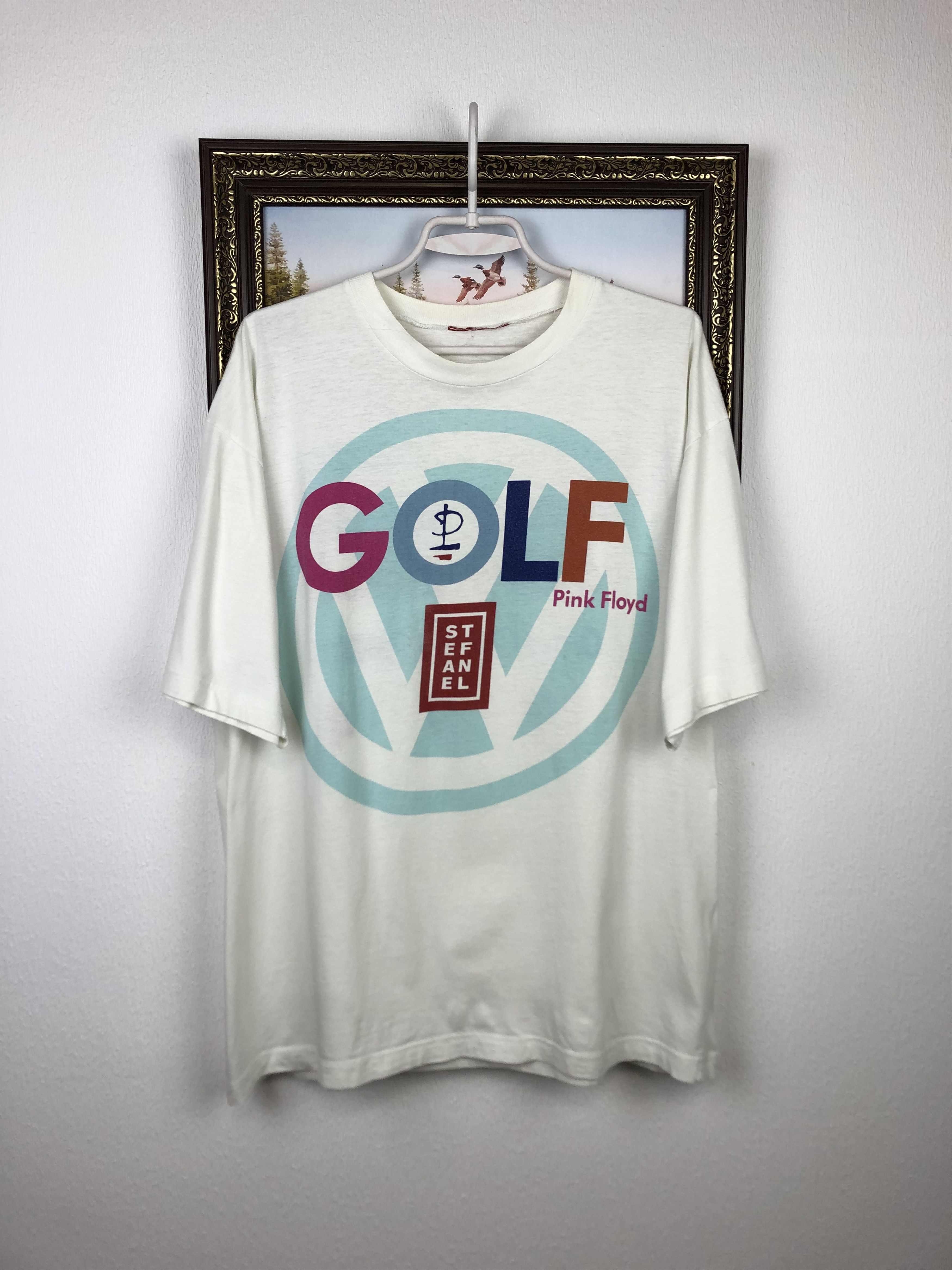 Band Tees Vintage 90 Pink Floyd Golf 1994 Italian Tour Band Shirt Tee Size US L / EU 52-54 / 3 - 1 Thumbnail