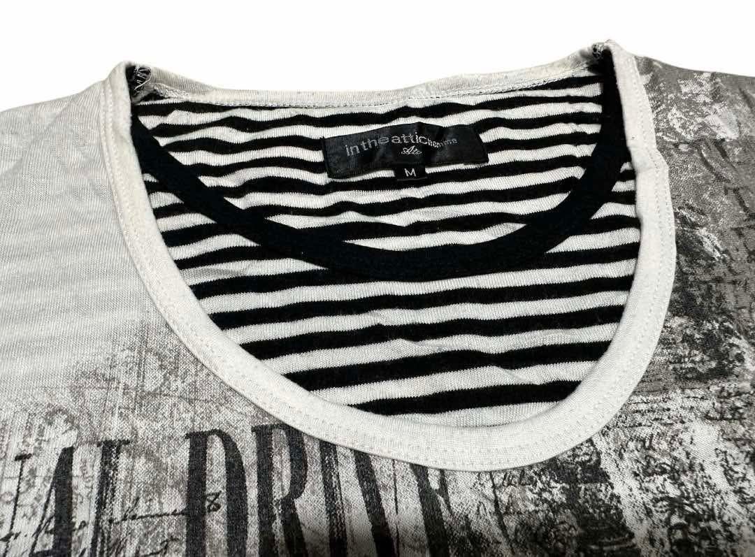 In The Attic 🔥SickY2K In The Attic Double Layer Poem Tee Vkei Goth Punk Size US M / EU 48-50 / 2 - 6 Thumbnail