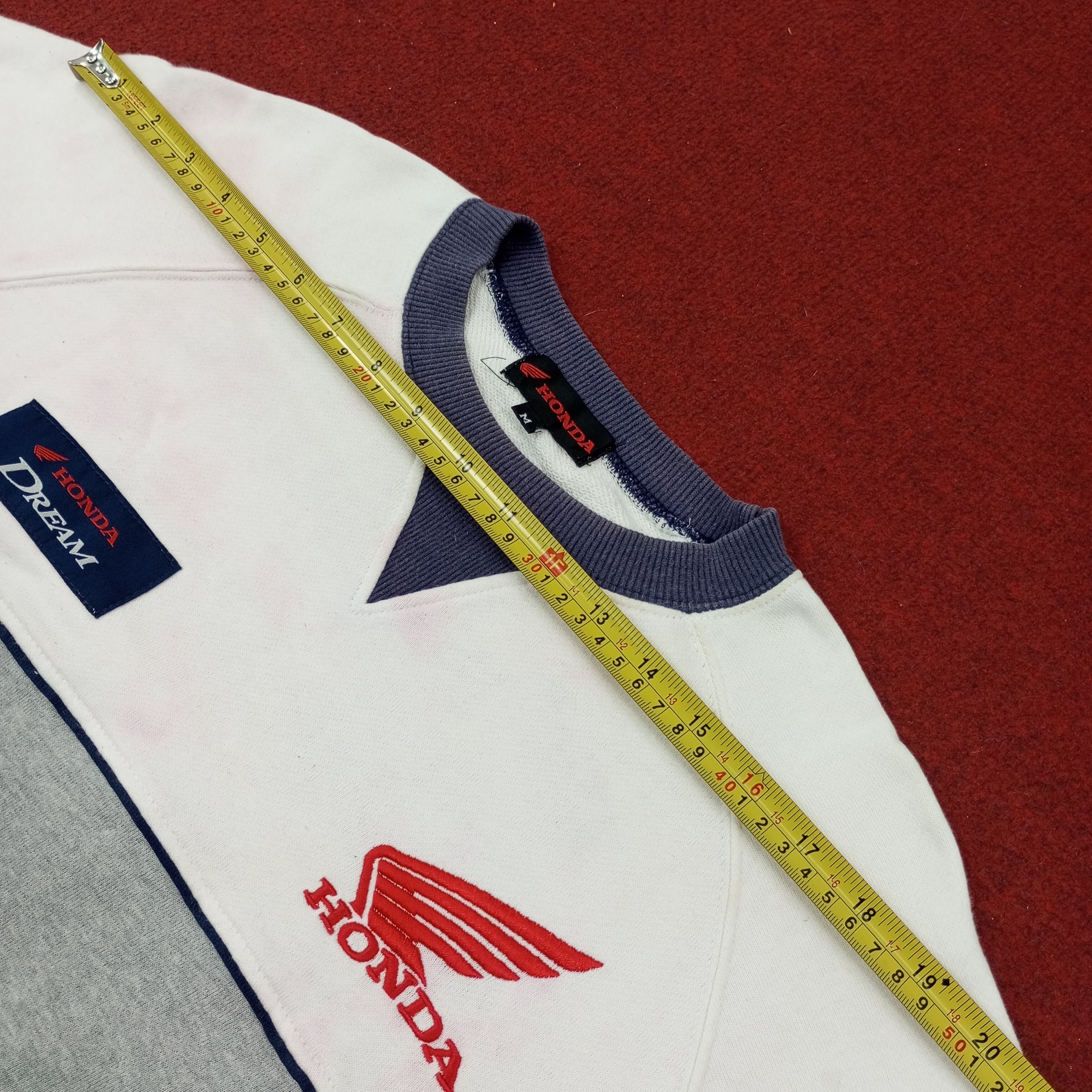 Honda × Vintage Honda Dream Racing Japanese Brand Sweatshirt c220n16 Size US M / EU 48-50 / 2 - 10 Thumbnail
