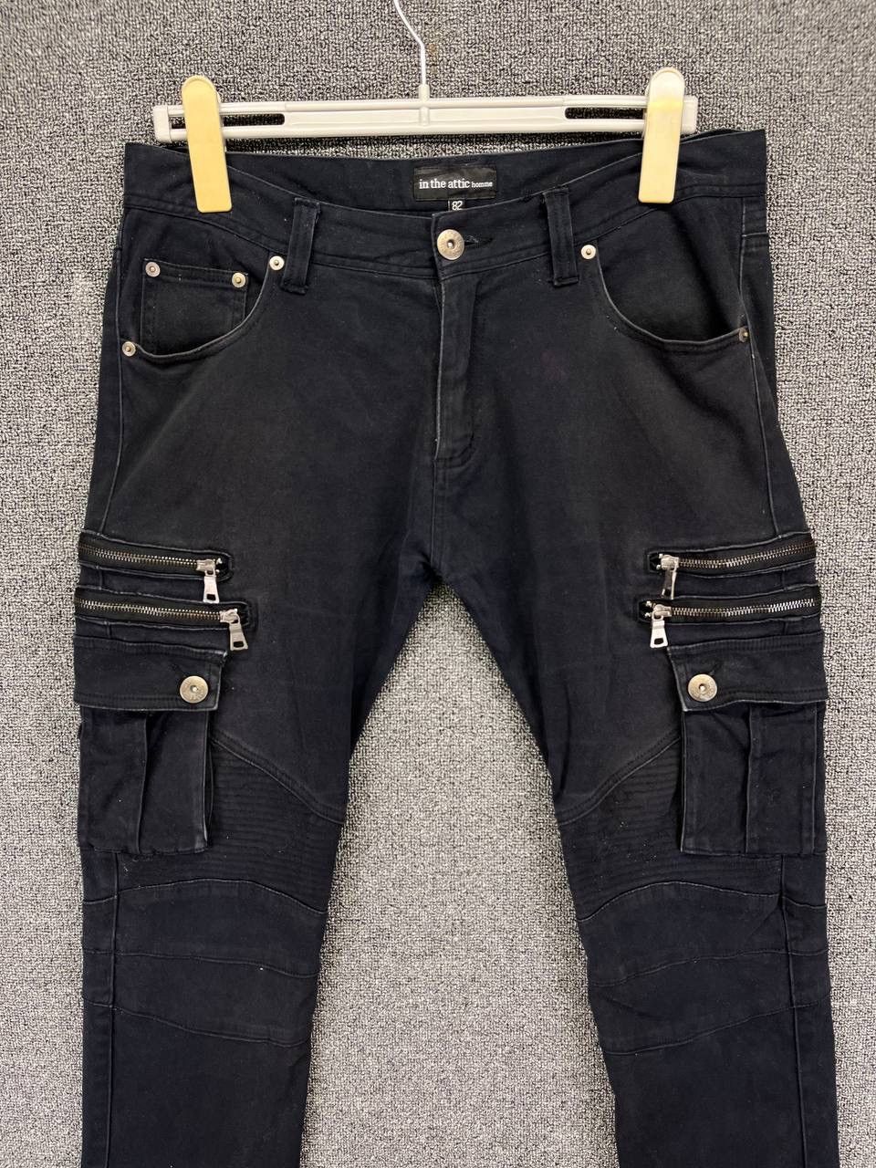 In The Attic Vintage In The Attic Punk Rare Bondage Cargo Pants Size US 34 / EU 50 - 2 Thumbnail
