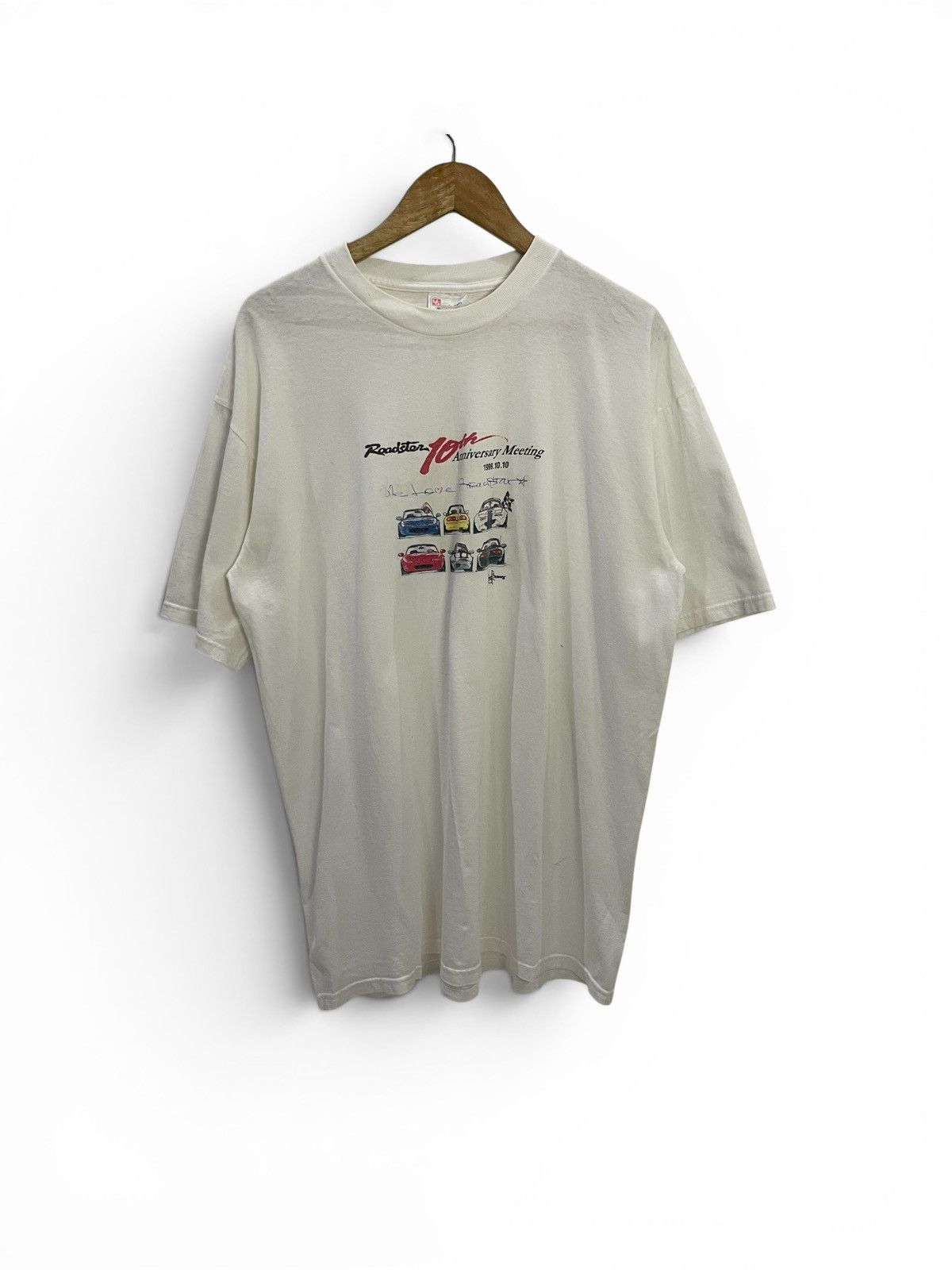 Japanese Brand Vintage 90s Roadstar Racing Japan T-shirt Size US L / EU 52-54 / 3 - 1 Thumbnail