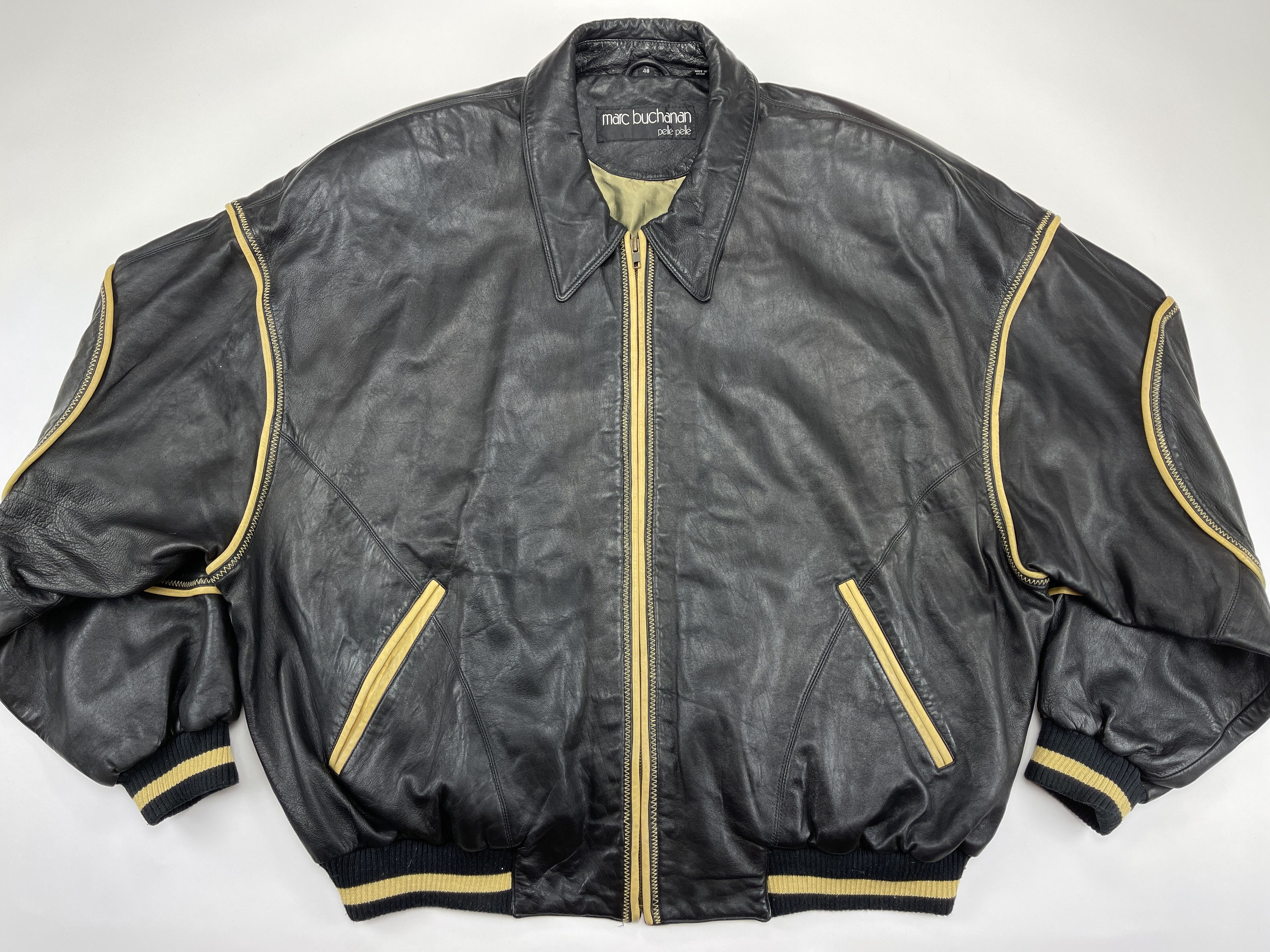 Pelle Pelle Pelle Pelle leather jacket Soda Club vintage Marc Buchanan L Size US L / EU 52-54 / 3 - 17 Thumbnail