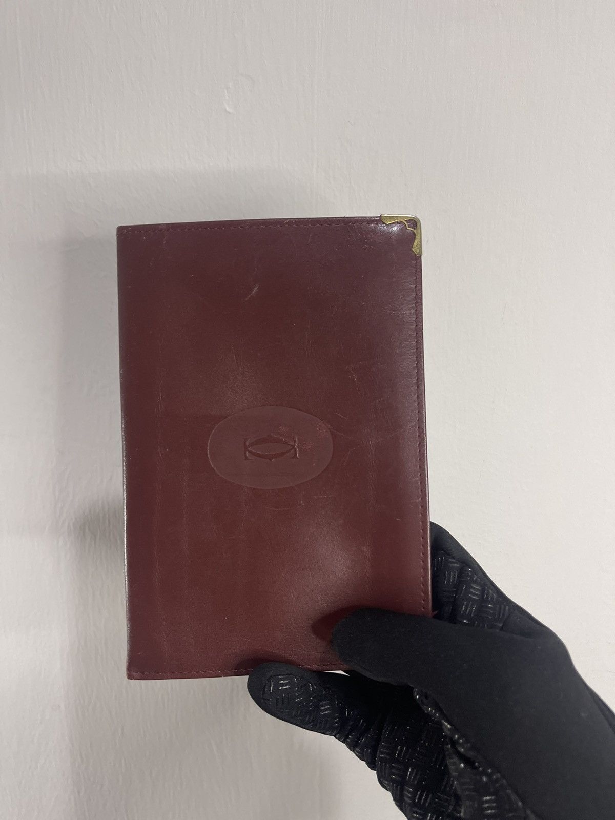 Cartier Vintage Luxury Cartier Pouch Wallet Burgundy Zip Around Size ONE SIZE - 3 Thumbnail