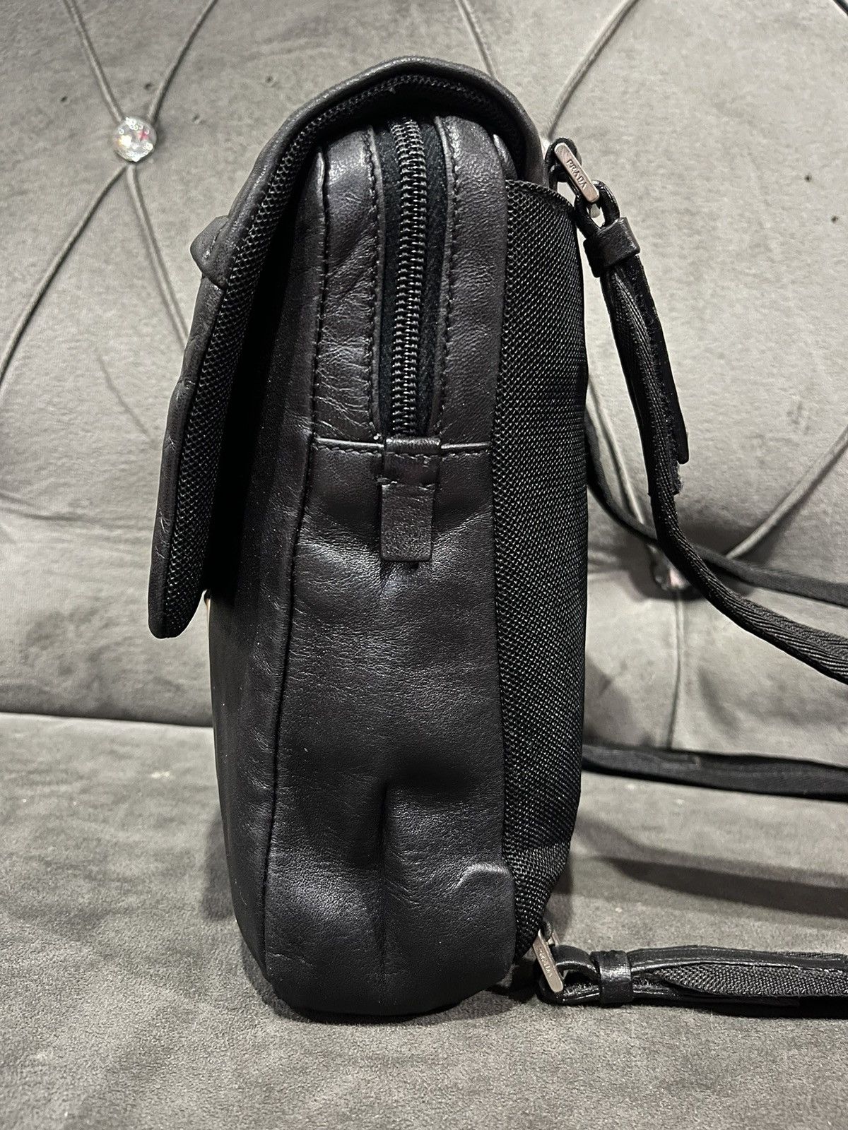 Leather × Prada Authentic PRADA Leather Backpack Size ONE SIZE - 8 Thumbnail
