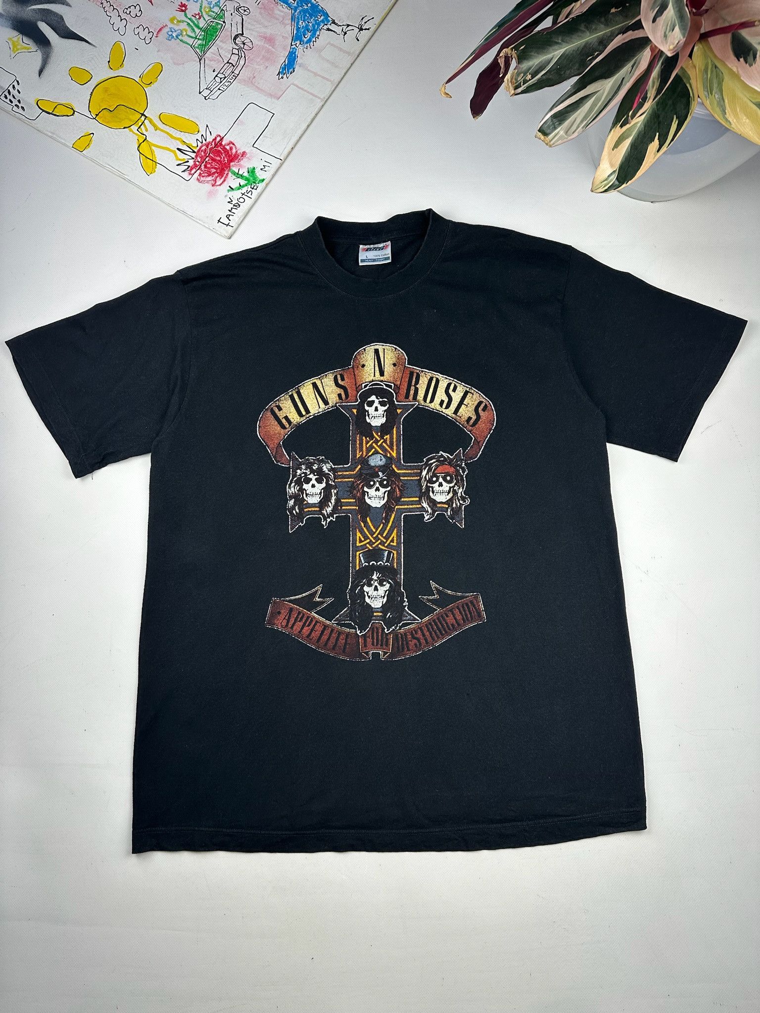 Guns N' Roses Vintage Guns N Roses T shirt sexy nude women Size US L / EU 52-54 / 3 - 2 Thumbnail