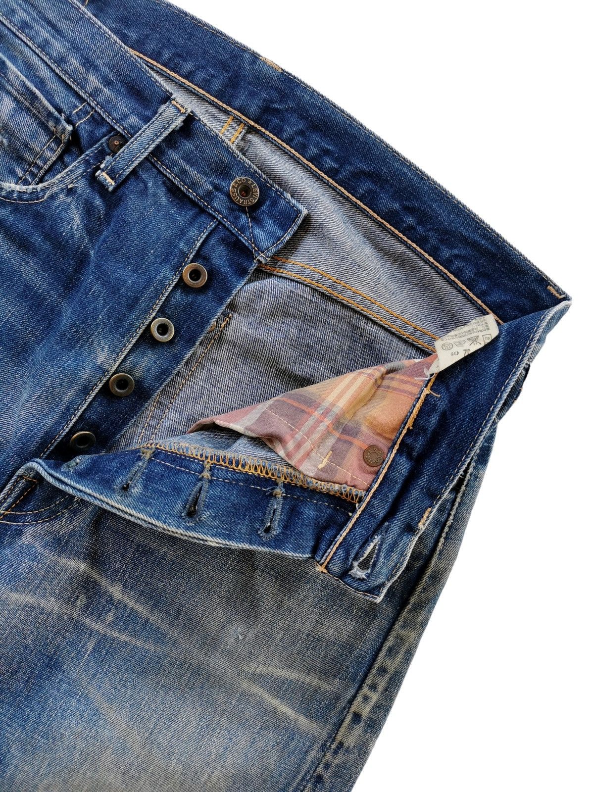 Le Grande Bleu (L.G.B.) Levis Vintage Clothing LVC Selvedge Denim Jeans Size US 31 - 13 Thumbnail