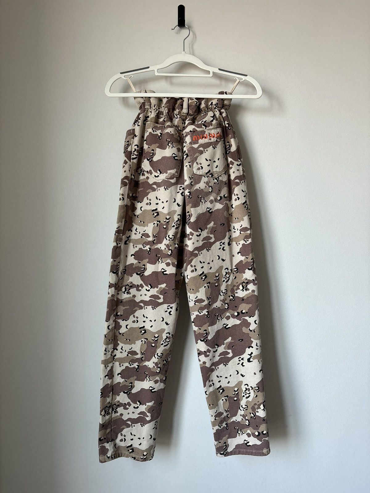 Miu Miu Miu Miu high waisted camo pants Size 27" / US 4 / IT 40 - 2 Thumbnail