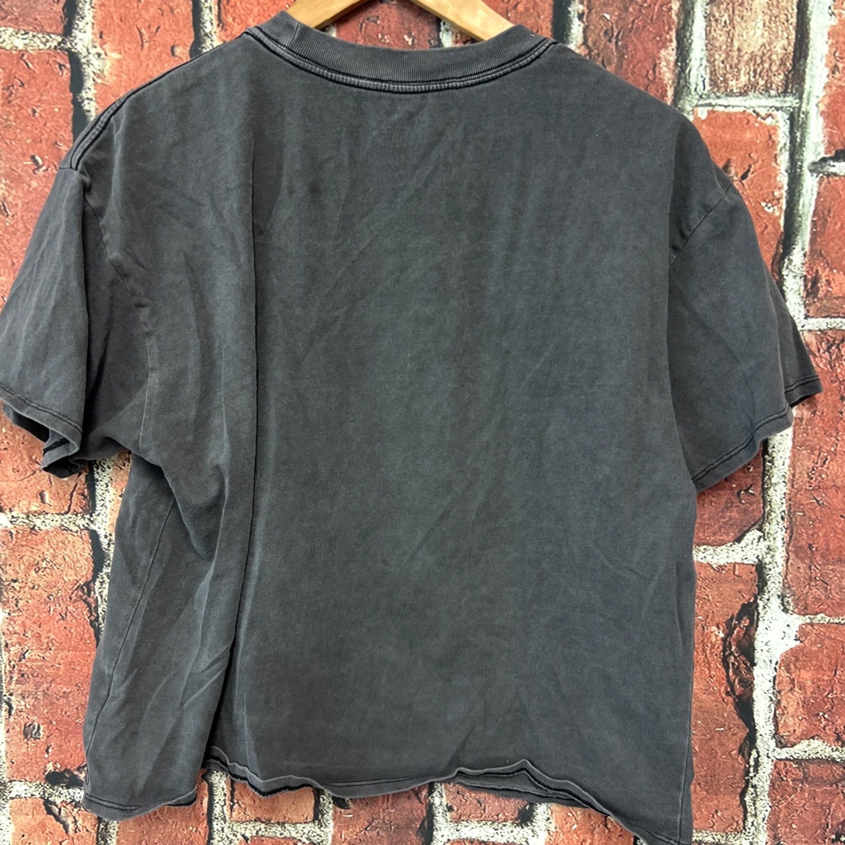 Vintage VINTAGE Oneill Womens Crop Top T-Shirt Gray Cherries Large Size L / US 10 / IT 46 - 3 Thumbnail