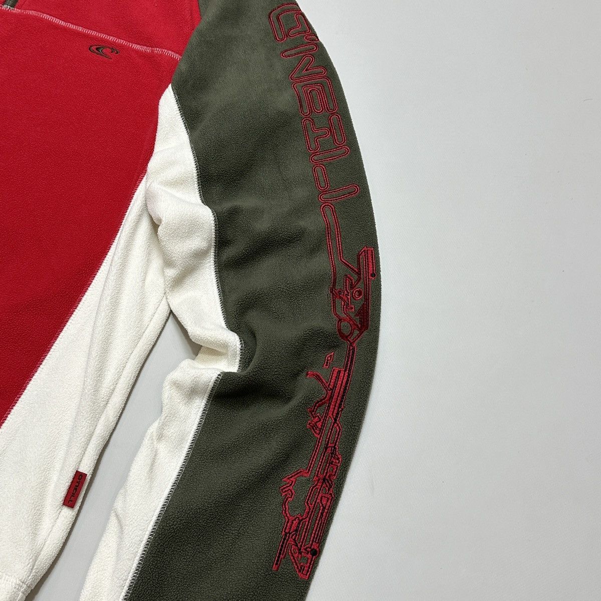 O'Neill Vintage Oneill fleece 1/4 zip big logo mens L Size US XL / EU 56 / 4 - 2 Thumbnail