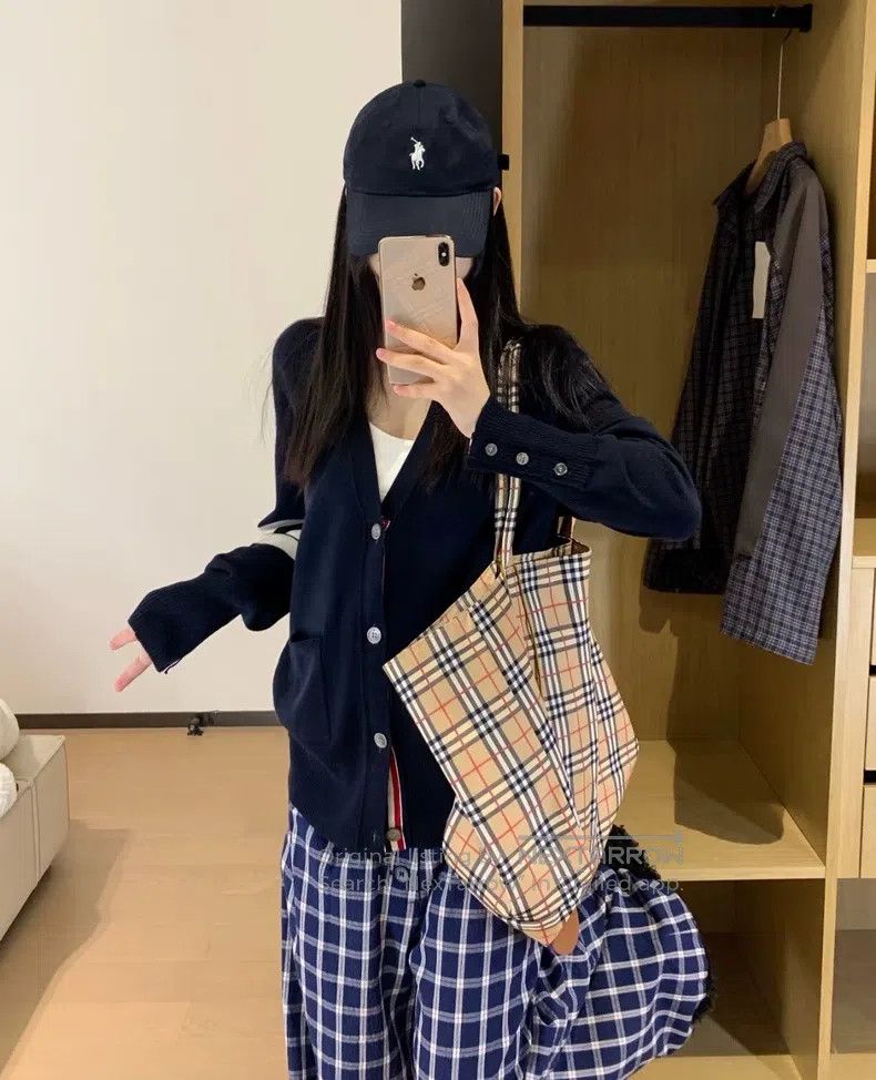 Thom Browne Thom Browne Navy Knit Cardigan Size US M / EU 48-50 / 2 - 8 Thumbnail