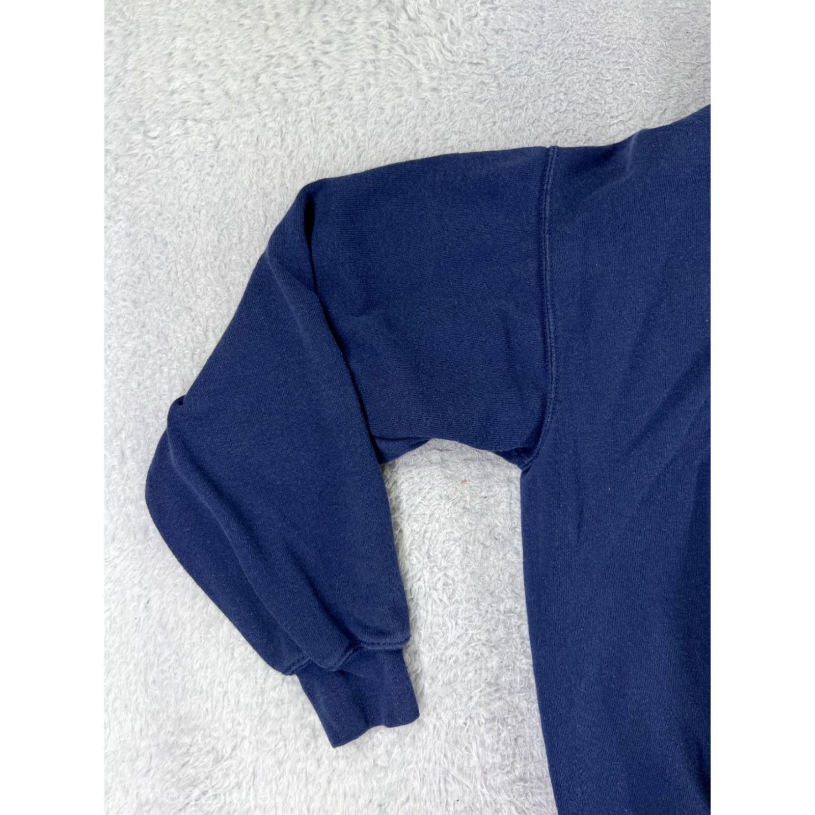 Vintage Underground Sweater Mens Large Blue London Hooded Cotton Blend Pocket Travel Size US L / EU 52-54 / 3 - 6 Thumbnail