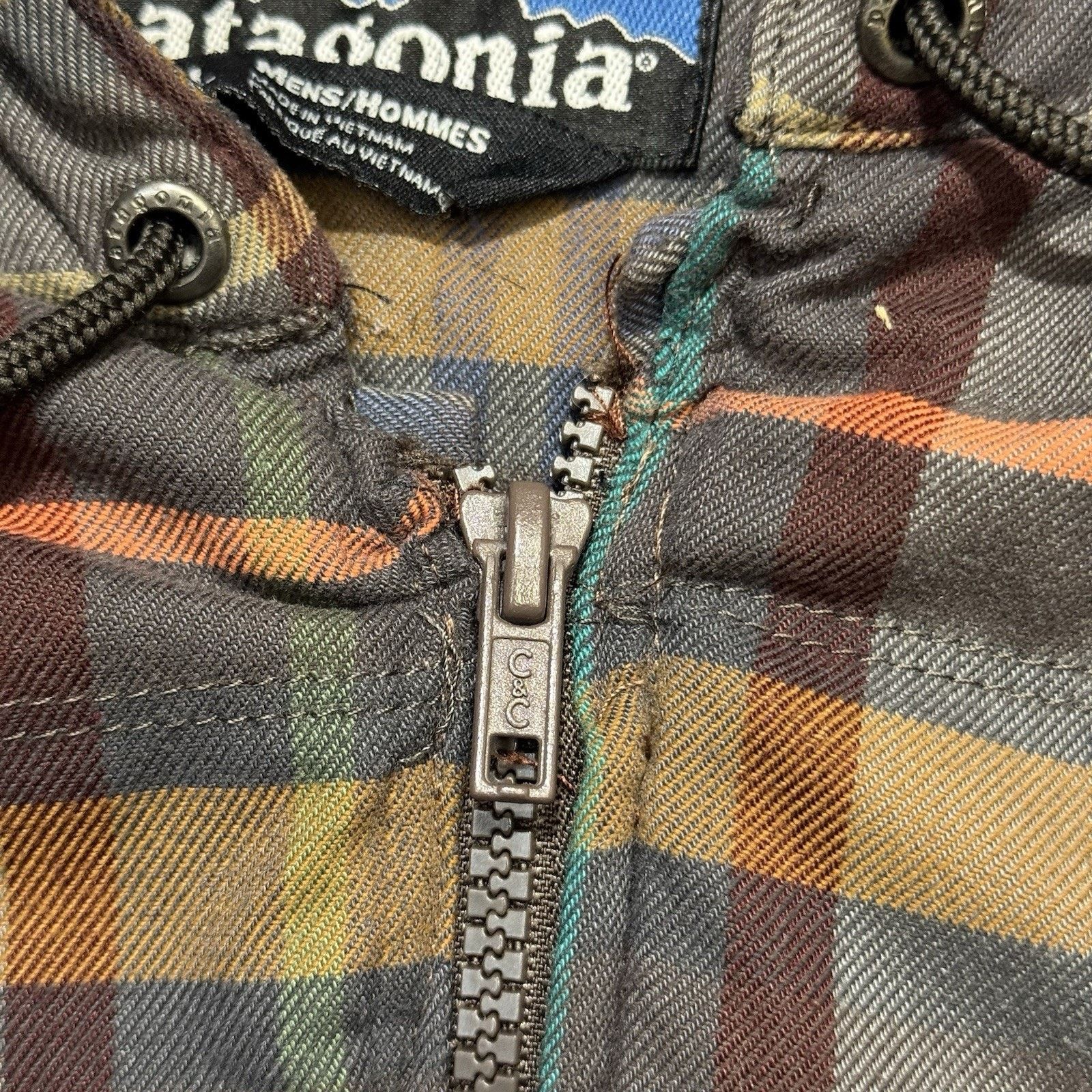 Patagonia Patagonia Box Quilt Jacket Checkered Brown Red Blue Lines. Size US L / EU 52-54 / 3 - 3 Thumbnail
