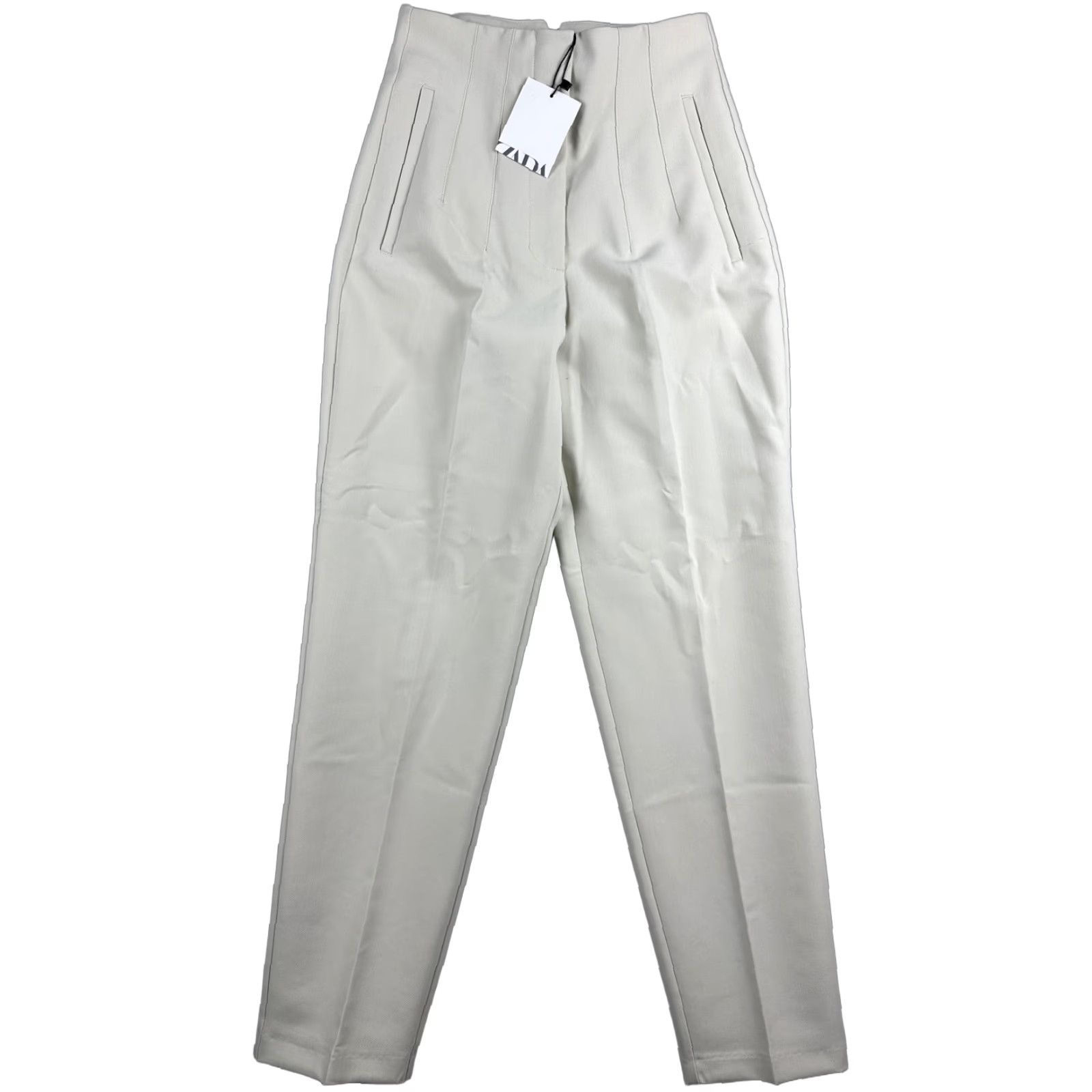 Zara ZARA BNWT HIGH WAIST PANTS TROUSERS OIL REF. 7901/ | Grailed
