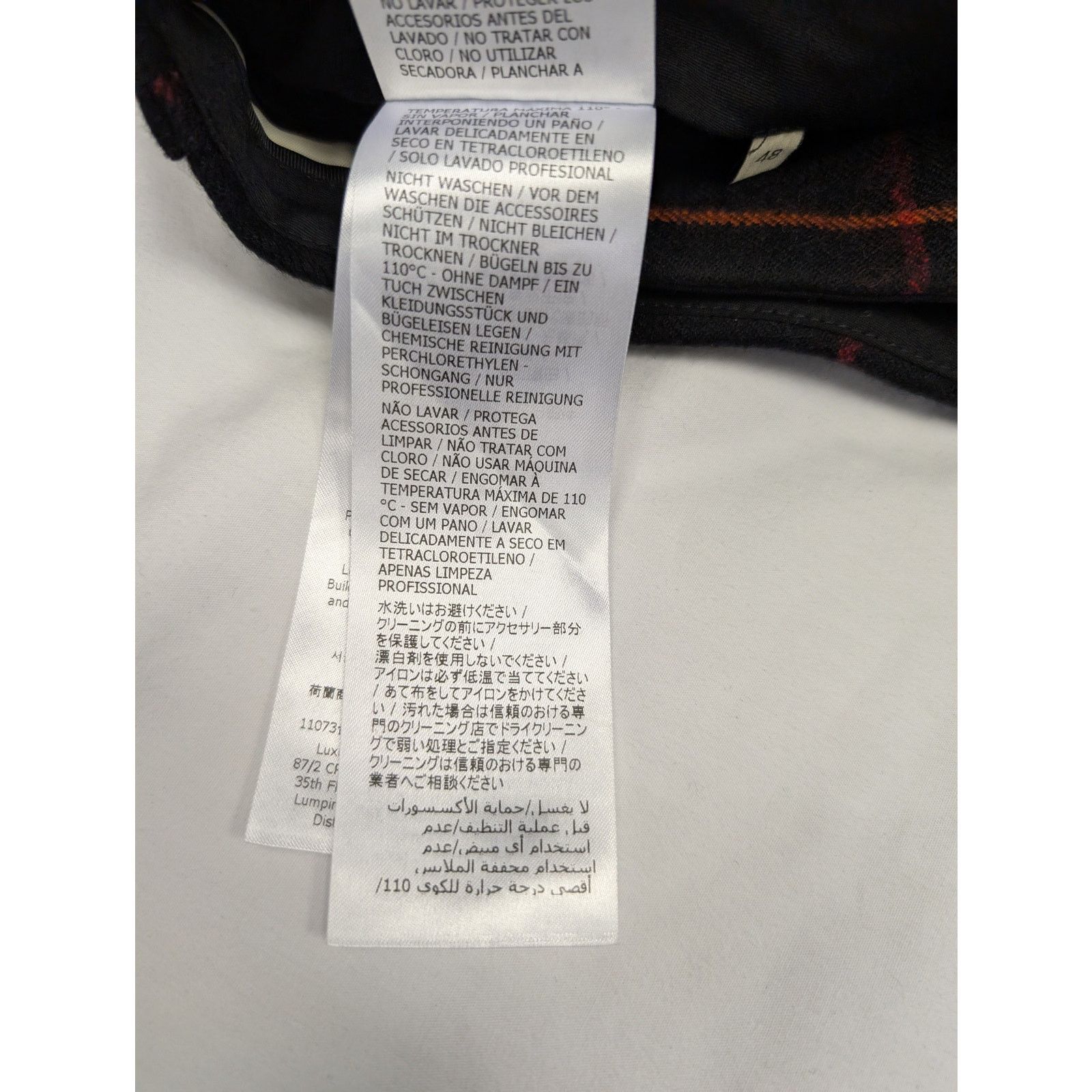 Gucci o1rshd1 Checked Dress Pant in Multicolor Size US 32 / EU 48 - 16 Thumbnail