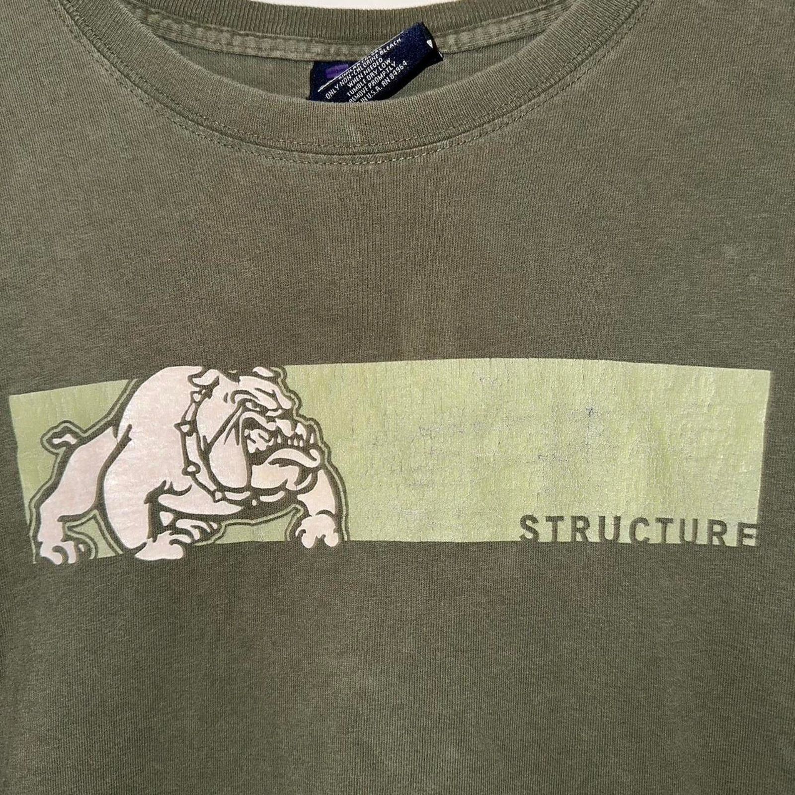 Structure Vintage Structure Long Sleeve T Shirt Skater Style size XL Size US XL / EU 56 / 4 - 2 Thumbnail