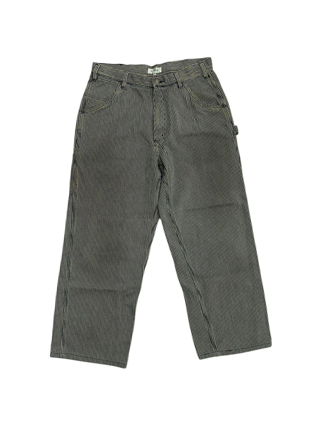 image of Distressed Denim Bc Factory Hickory Carpenter Pant in Blue, Men's (Size 34)