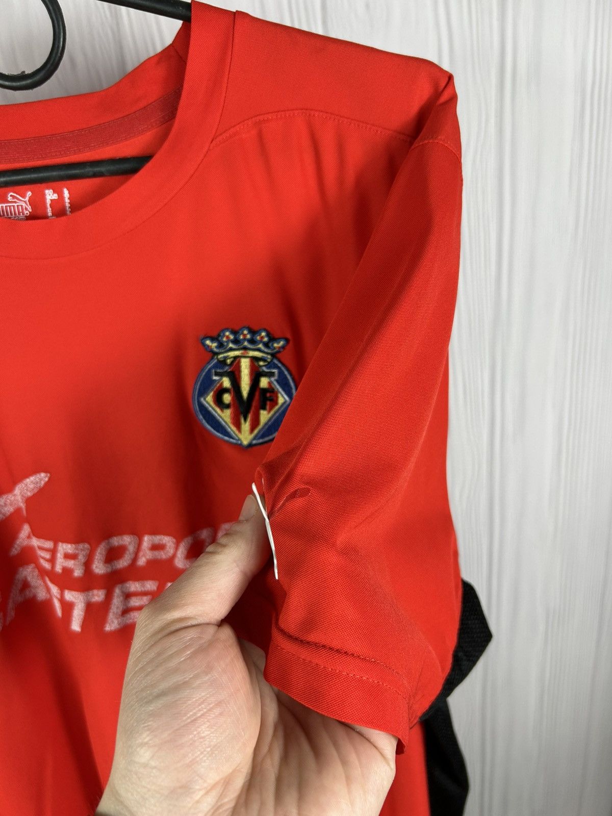 Puma Villarreal Training/Leisure football shirt 2008/09 Jersey L Size US L / EU 52-54 / 3 - 8 Thumbnail