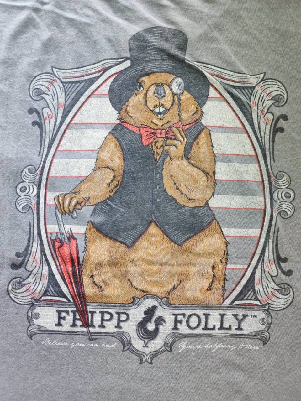 Other 00s fripp & folly vintage pocket t shirt gray medium 20/27.5 Size US M / EU 48-50 / 2 - 4 Thumbnail