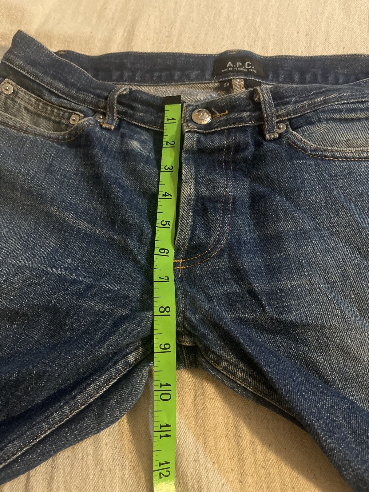 A.P.C. × Denime × Vintage apc hipster distressed cut off short jeans 32” tag 29 Size US 32 / EU 48 - 6 Thumbnail