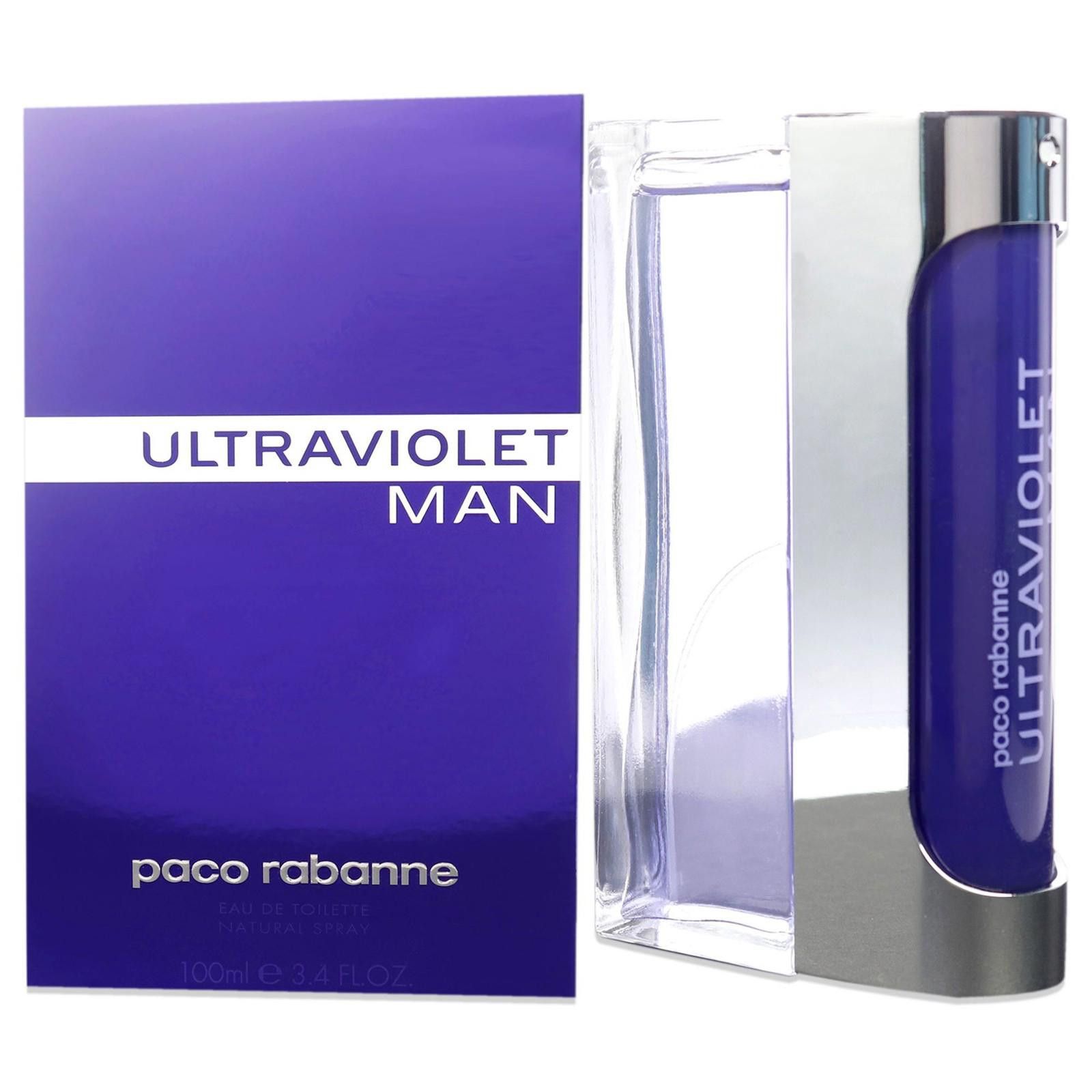 Designer Paco Rabanne Ultraviolet 3.4oz Eau de Toilette for men Size ONE SIZE - 1 Thumbnail