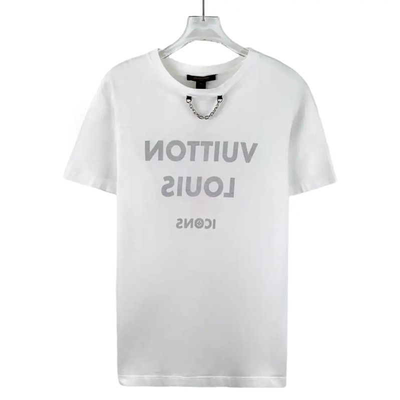 Louis Vuitton White Cotton Women's T-Shirt 0089