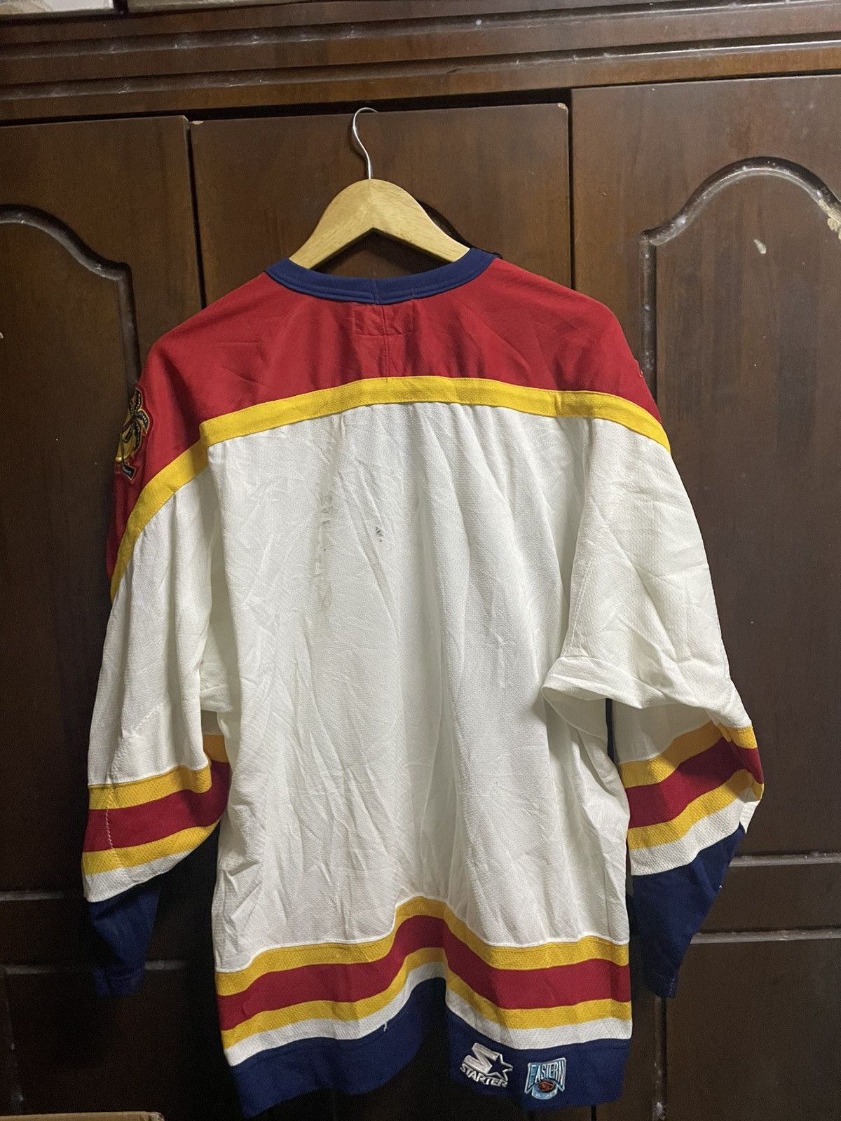Vintage Vintage Florida Panthers Starter NHL Hockey Jersey 90s White Size US XXL / EU 58 / 5 - 3 Thumbnail