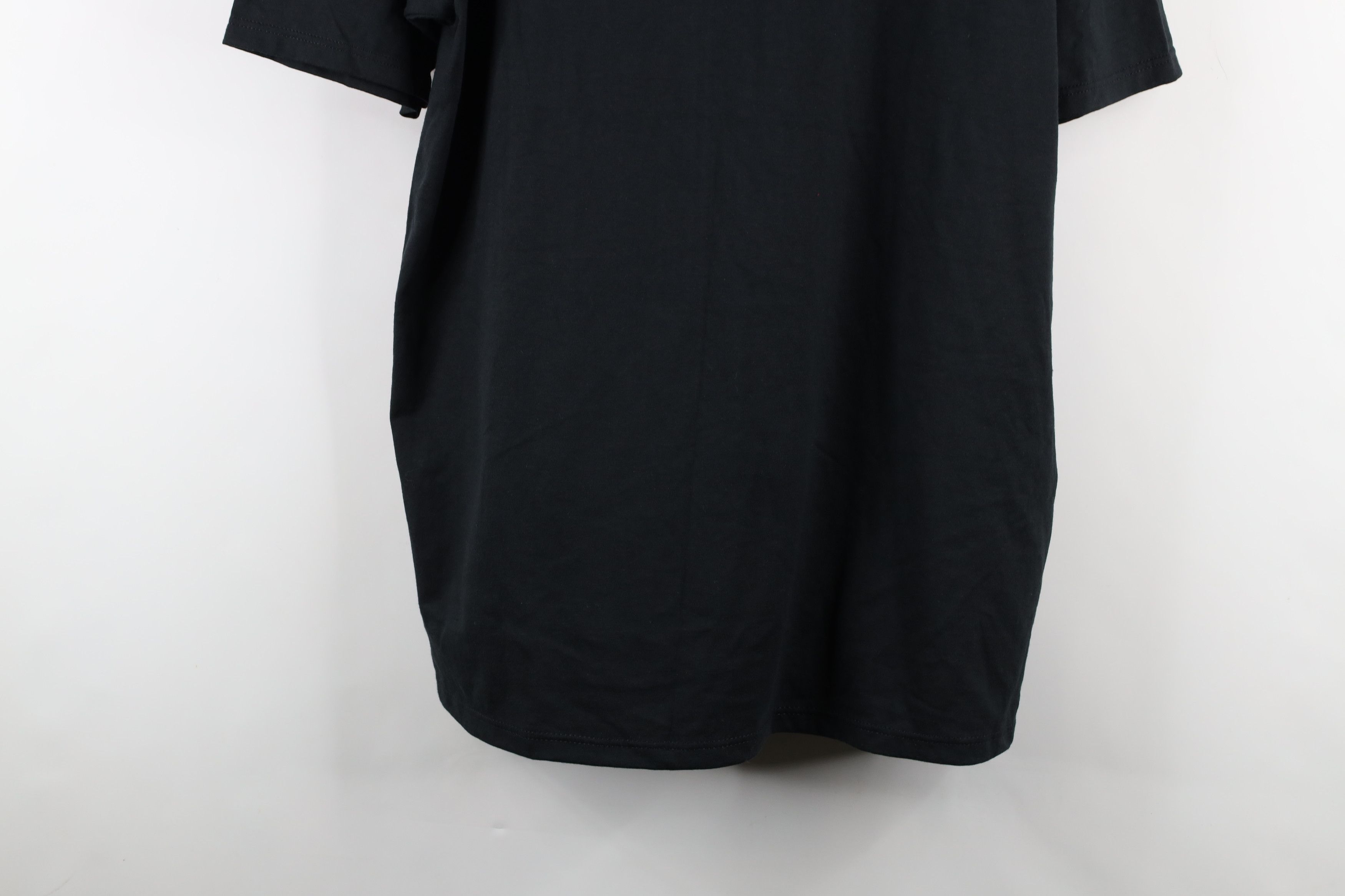 Vintage Vintage 90s Streetwear Blank Short Sleeve T-Shirt Black USA Size US XL / EU 56 / 4 - 3 Thumbnail