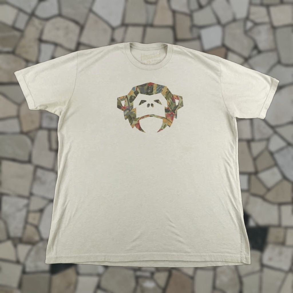 Howler Brothers Howler Brothers Shirt Mens XL Monkey Floral Graphic Tee Short Sleeve Casual Men's Gray Cotton Polyester Crew Neck T-Shirt Size US XL / EU 56 / 4 - 1 Thumbnail