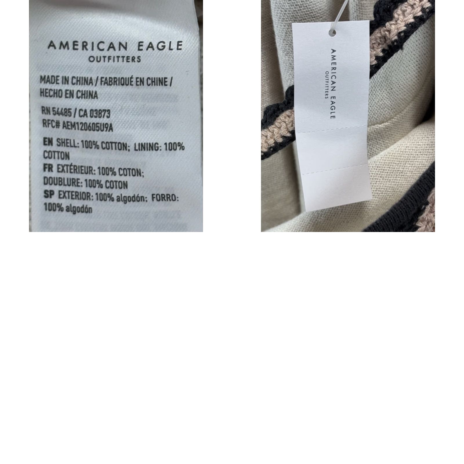 American Eagle Outfitters American Eagle Outfitters 70s Boho Crochet Dress Small Brown Striped Sleeveless Mini Casual Womens Size S / US 4 / IT 40 - 8 Thumbnail
