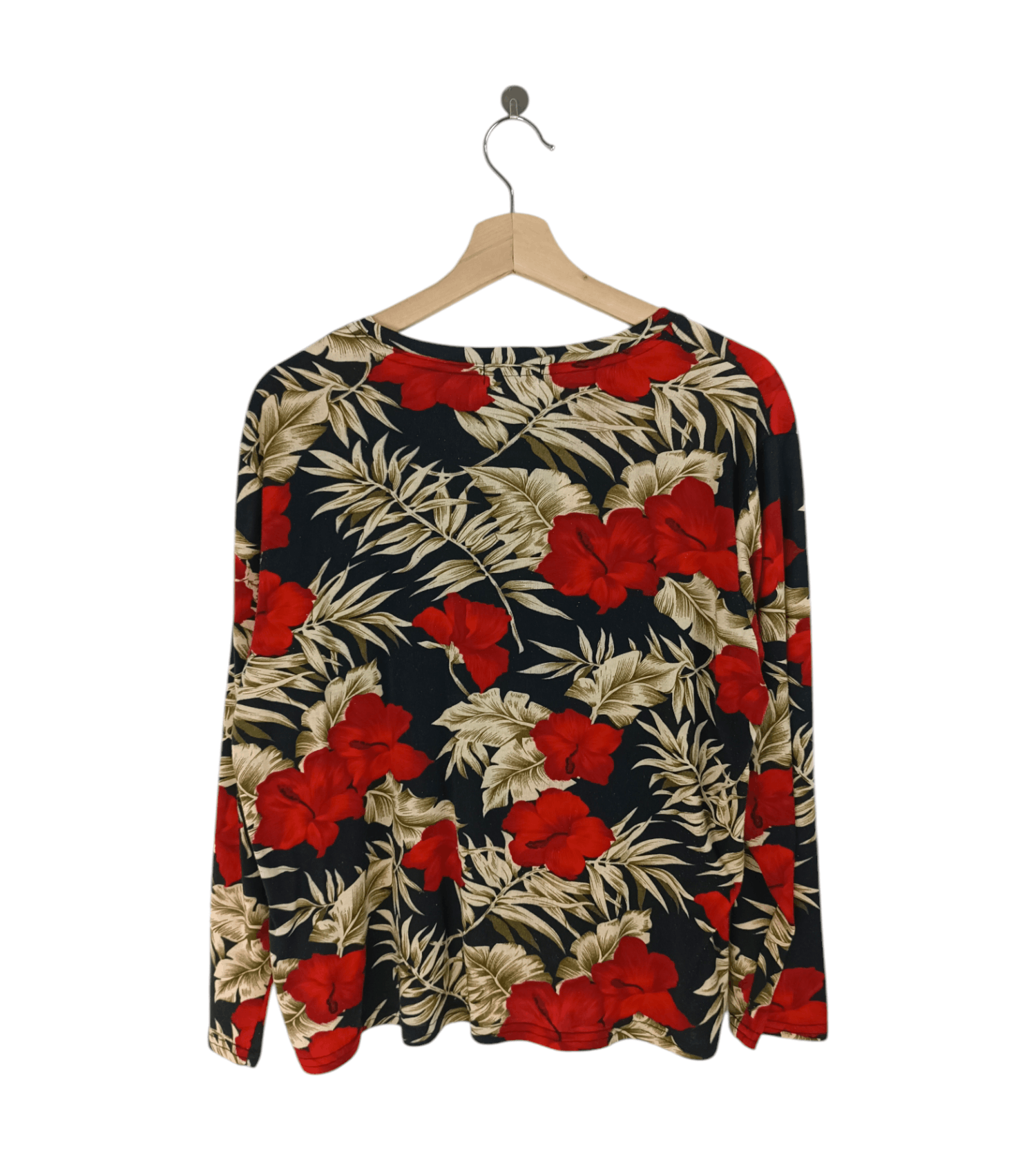 Other VINTAGE FLORAL FLOWER HIBISCUS PUNK ROCK STYLE GRUNGE Size M / US 6-8 / IT 42-44 - 2 Thumbnail