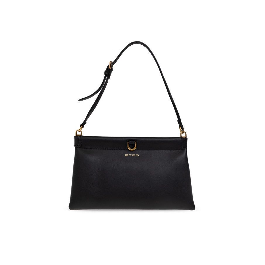 Etro ETRO Mini Talk Black Leather Shoulder Bag New And Authentic Size ONE SIZE - 1 Thumbnail