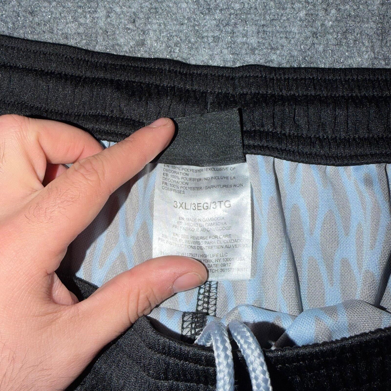 JW Anderson AND1 Shiny Blue Beautiful Baggy Hoop Shorts Mens 3XL Vtg y2k Size US 44 / EU 60 - 4 Thumbnail
